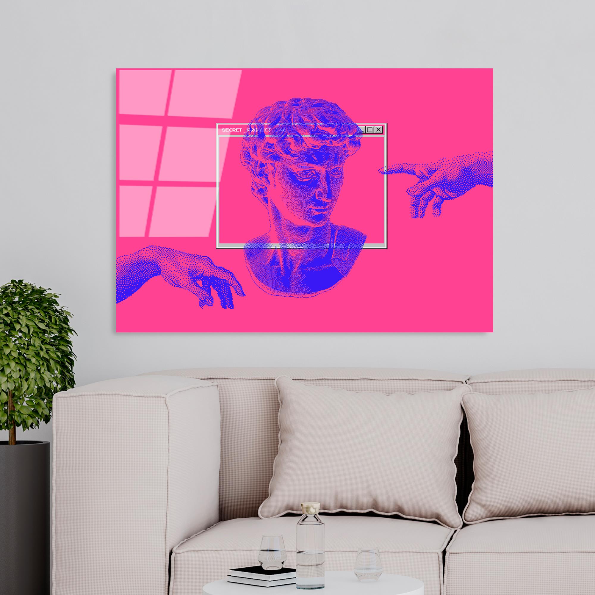 UV-766 Baskılı Cam Dikdörtgen Duvar Tablosu | ByLamp