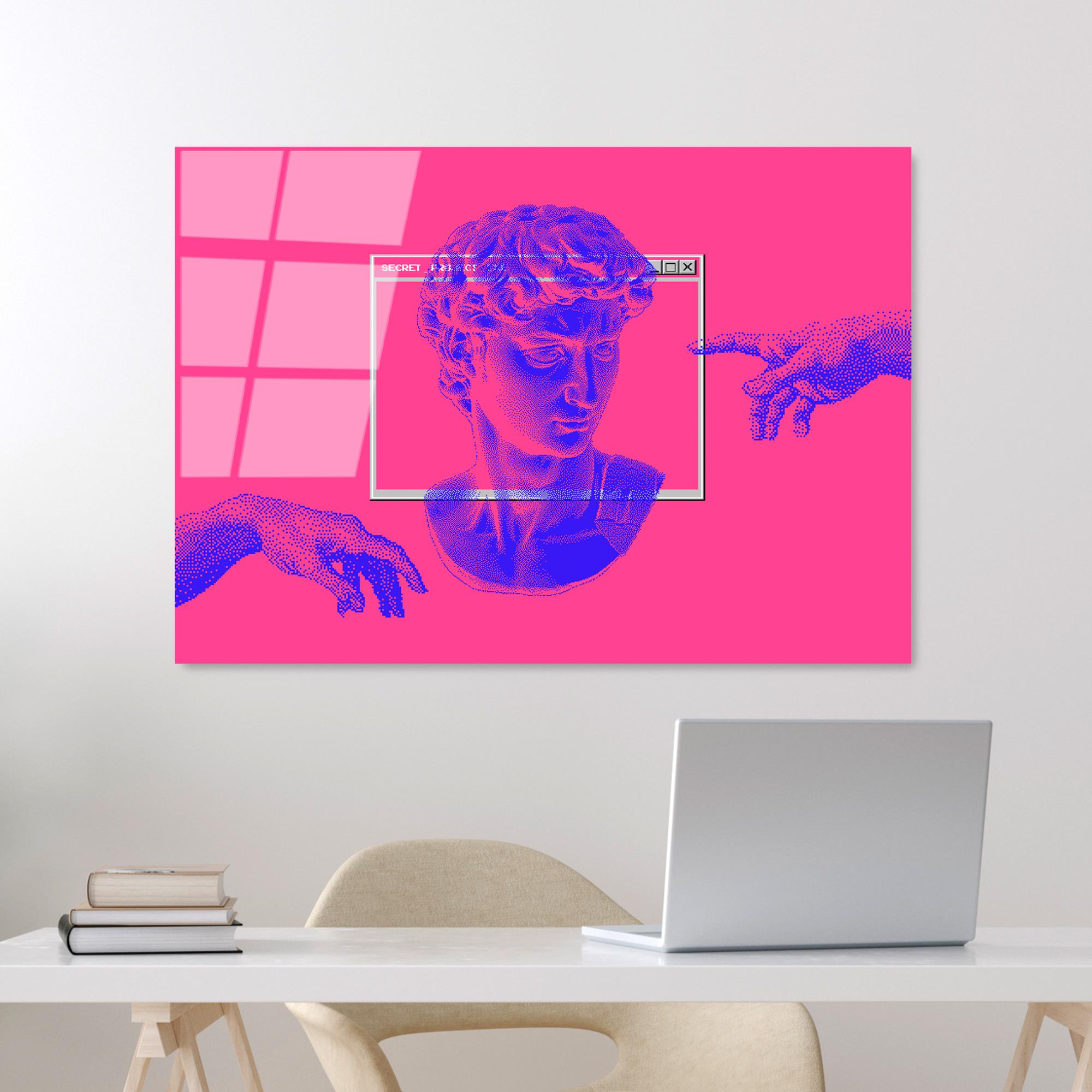 UV-766 Baskılı Cam Dikdörtgen Duvar Tablosu | ByLamp