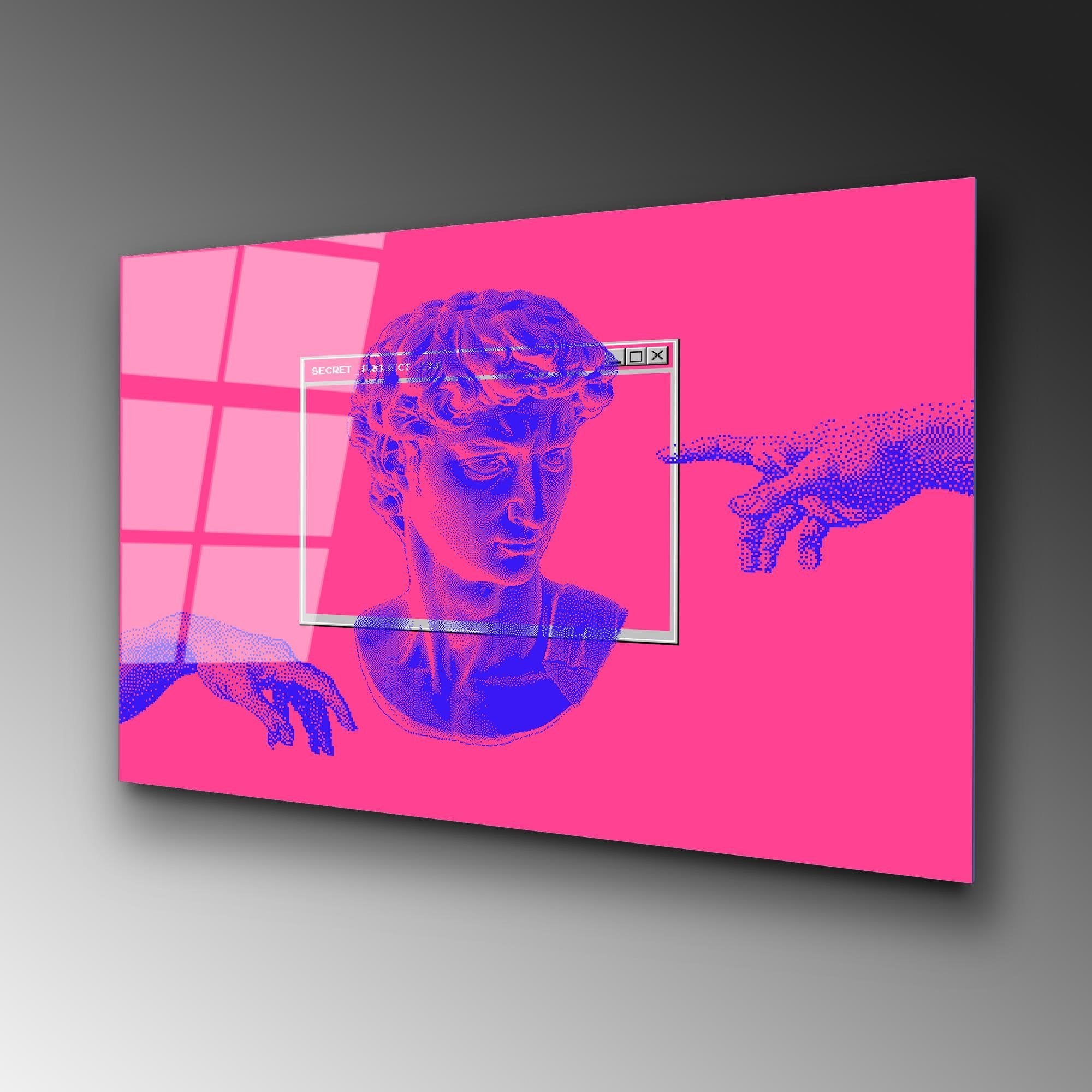 UV-766 Baskılı Cam Dikdörtgen Duvar Tablosu | ByLamp