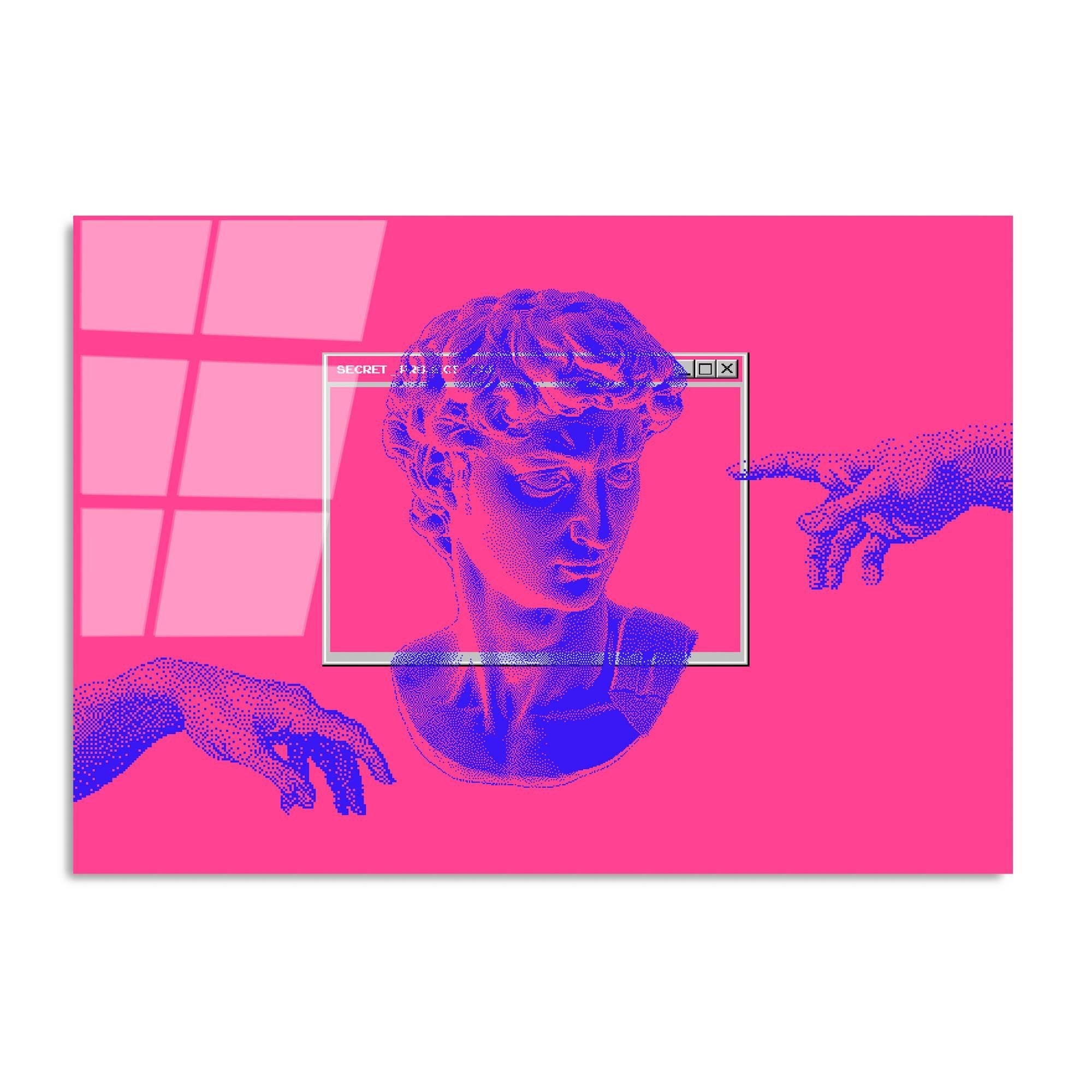 UV-766 Baskılı Cam Dikdörtgen Duvar Tablosu | ByLamp