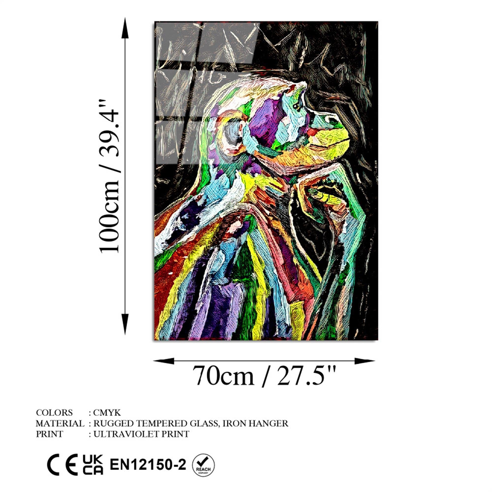 UV-767 Baskılı Cam Dikdörtgen Duvar Tablosu | ByLamp