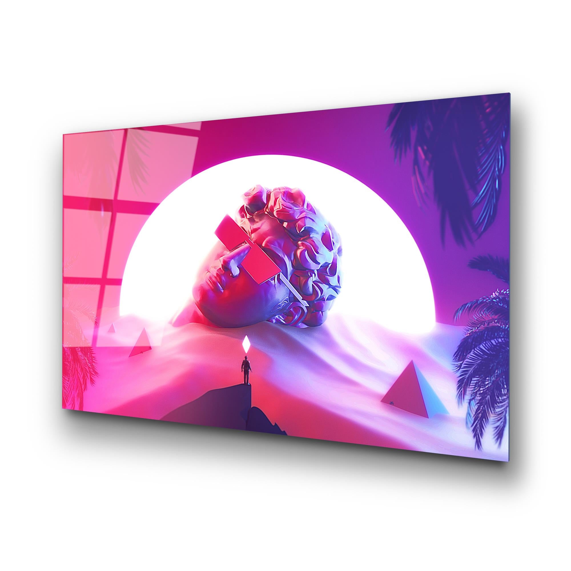 UV-768 Baskılı Cam Dikdörtgen Duvar Tablosu | ByLamp