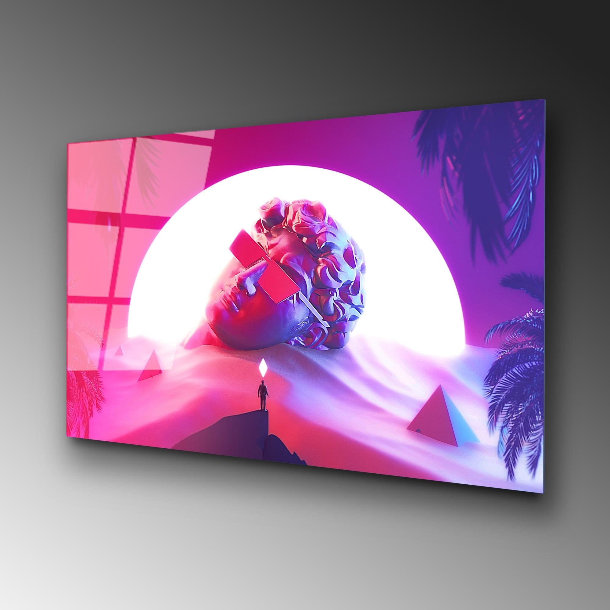 UV-768 Baskılı Cam Dikdörtgen Duvar Tablosu | ByLamp