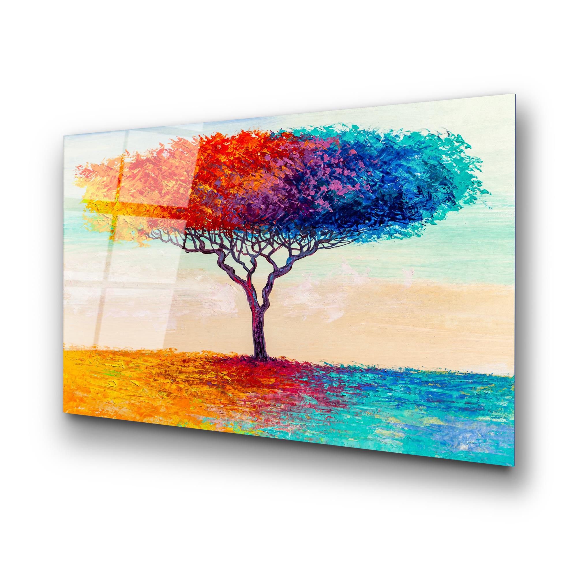 UV-769 Baskılı Cam Dikdörtgen Duvar Tablosu | ByLamp