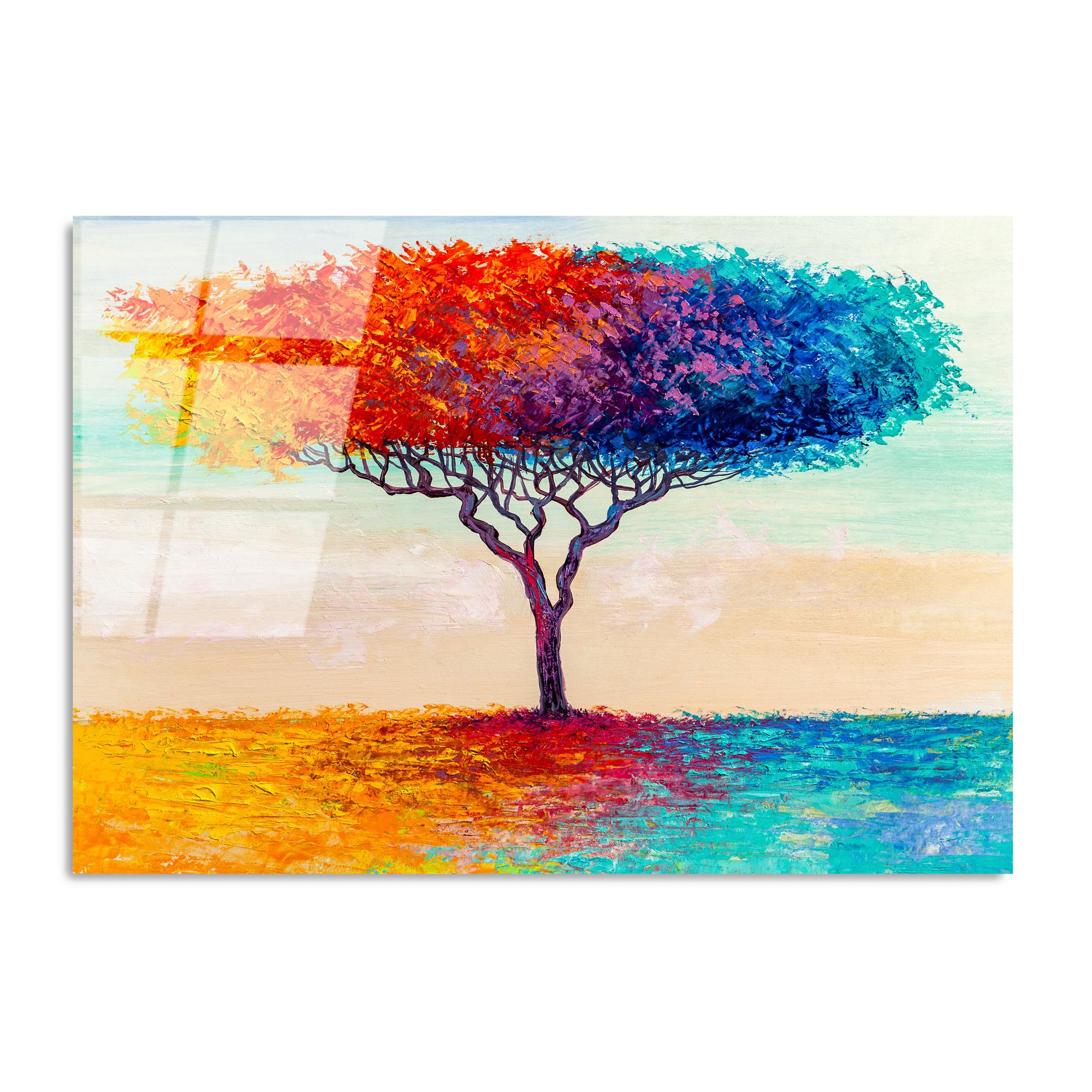 UV-769 Baskılı Cam Dikdörtgen Duvar Tablosu | ByLamp