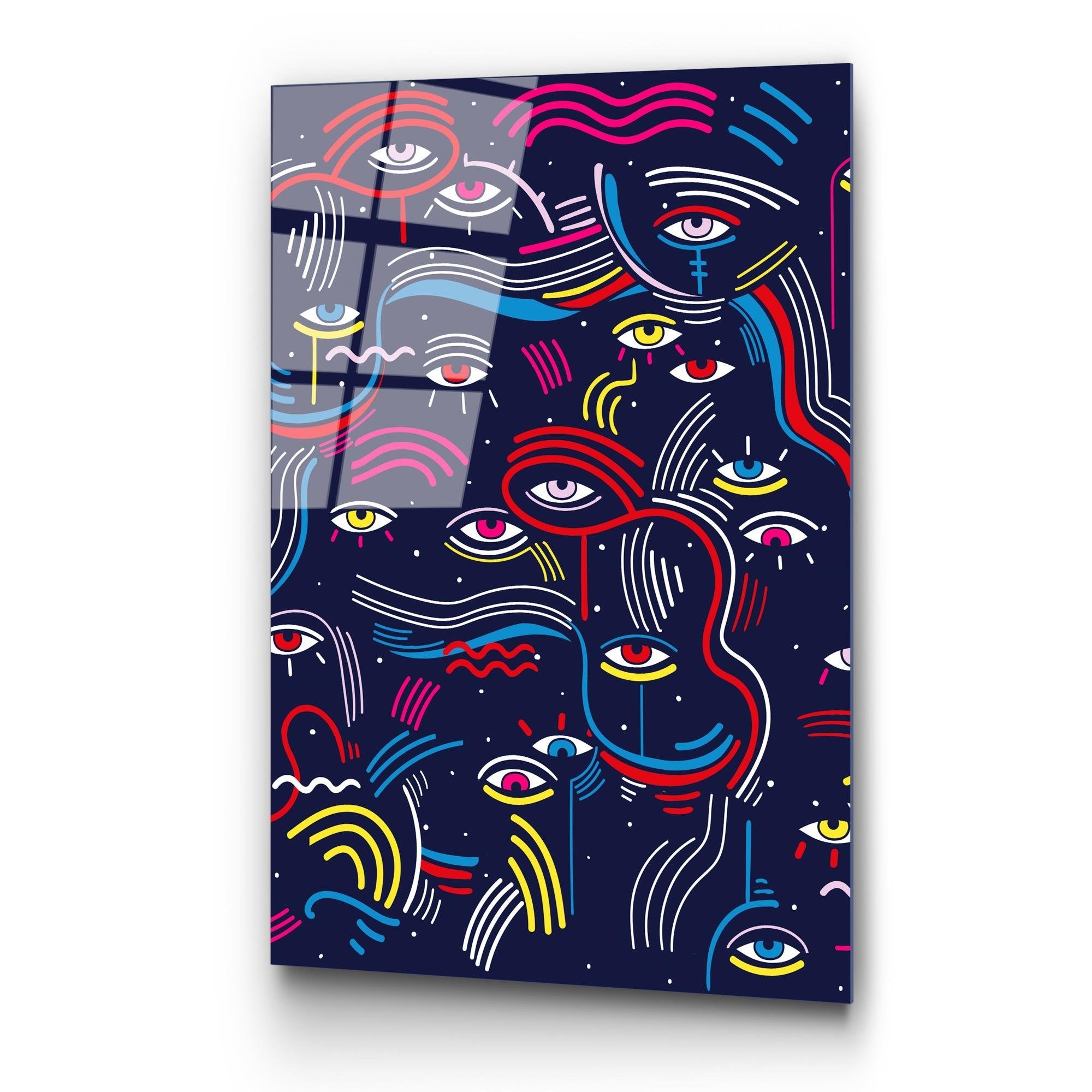 UV-770 Baskılı Cam Dikdörtgen Duvar Tablosu | ByLamp