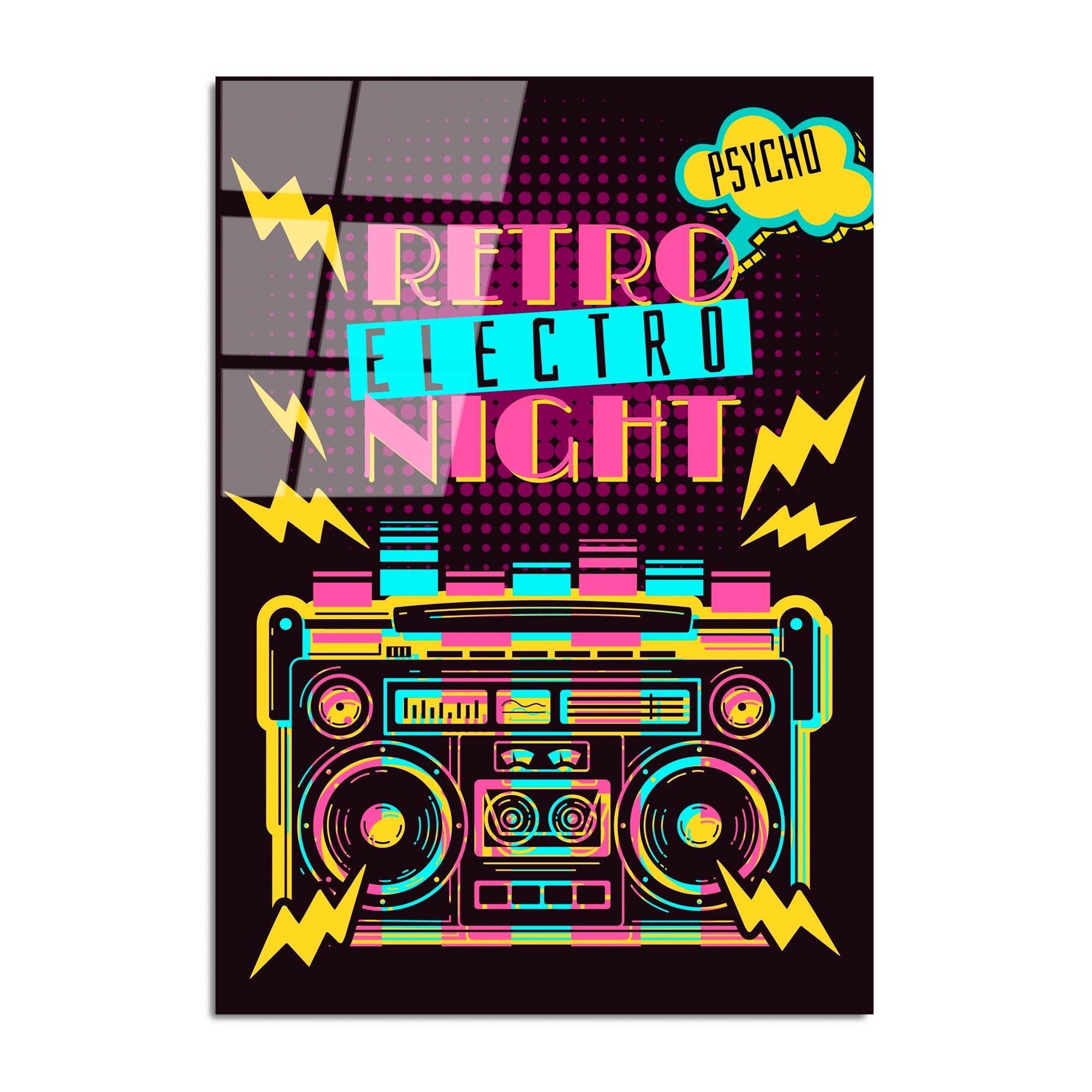 UV-772 Baskılı Cam Dikdörtgen Duvar Tablosu | ByLamp