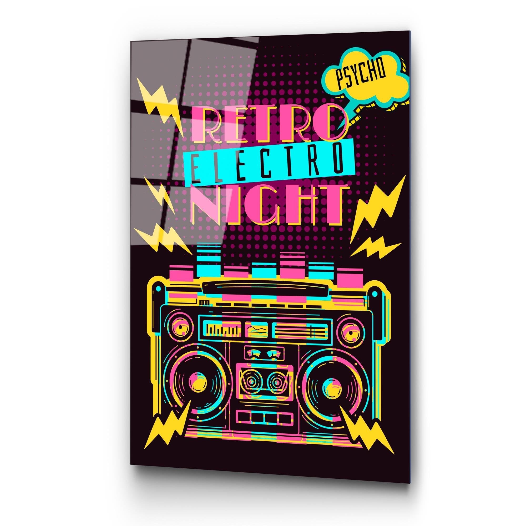 UV-772 Baskılı Cam Dikdörtgen Duvar Tablosu | ByLamp