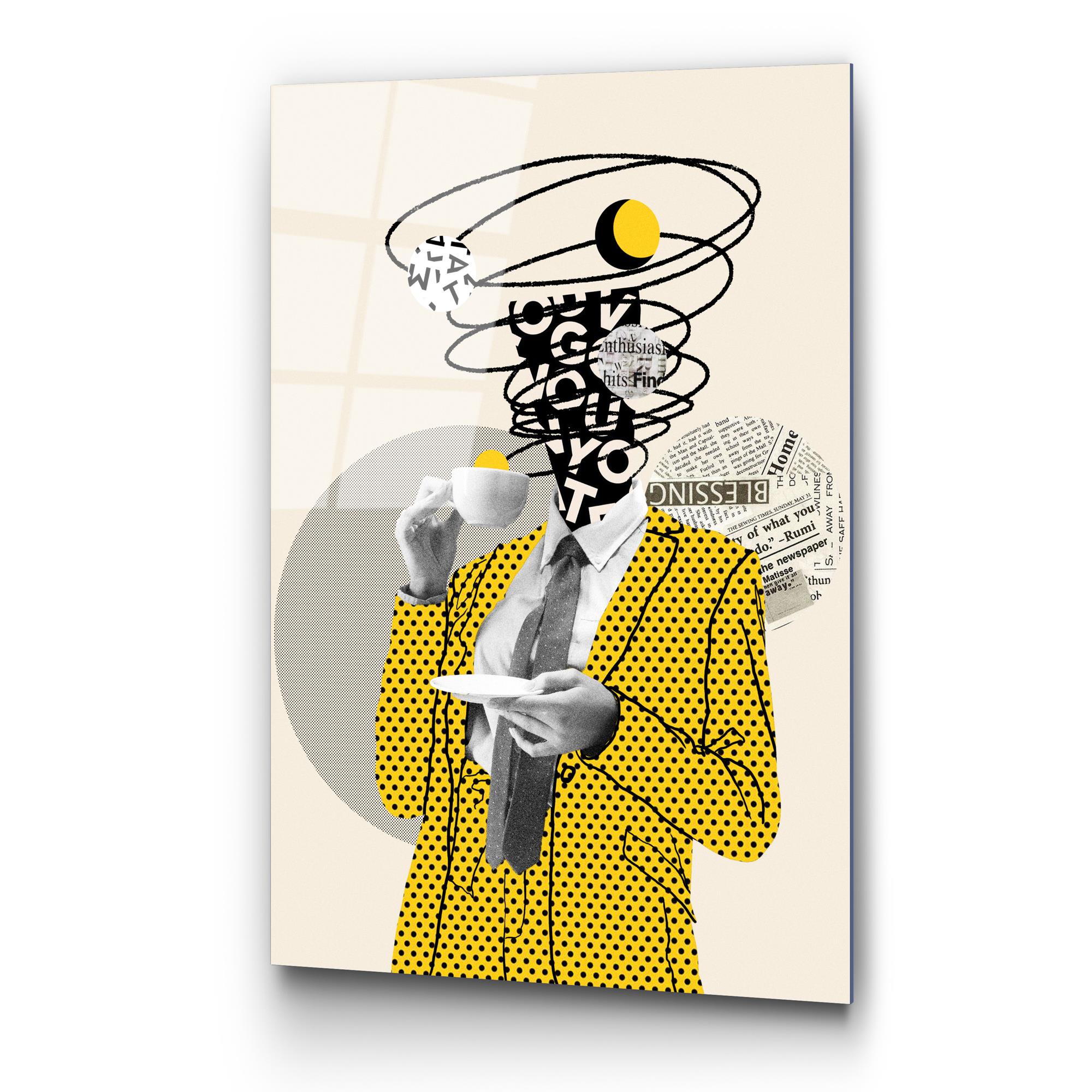 UV-774 Baskılı Cam Dikdörtgen Duvar Tablosu | ByLamp