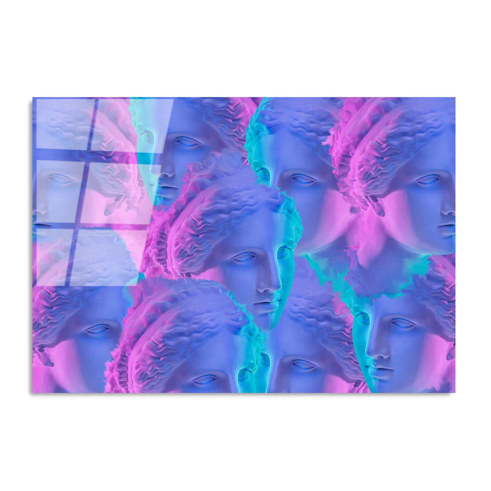 UV-775 Baskılı Cam Dikdörtgen Duvar Tablosu | ByLamp