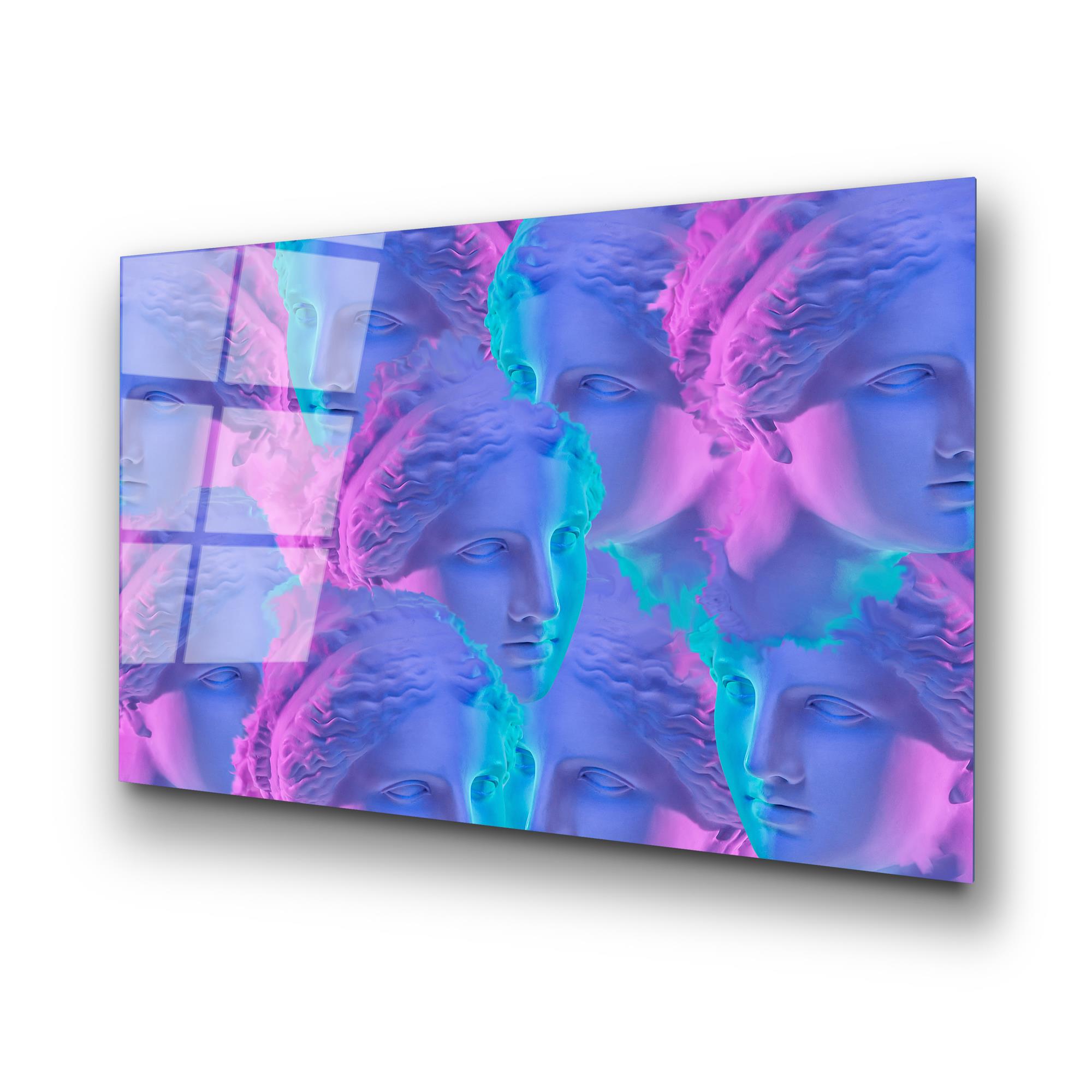 UV-775 Baskılı Cam Dikdörtgen Duvar Tablosu | ByLamp