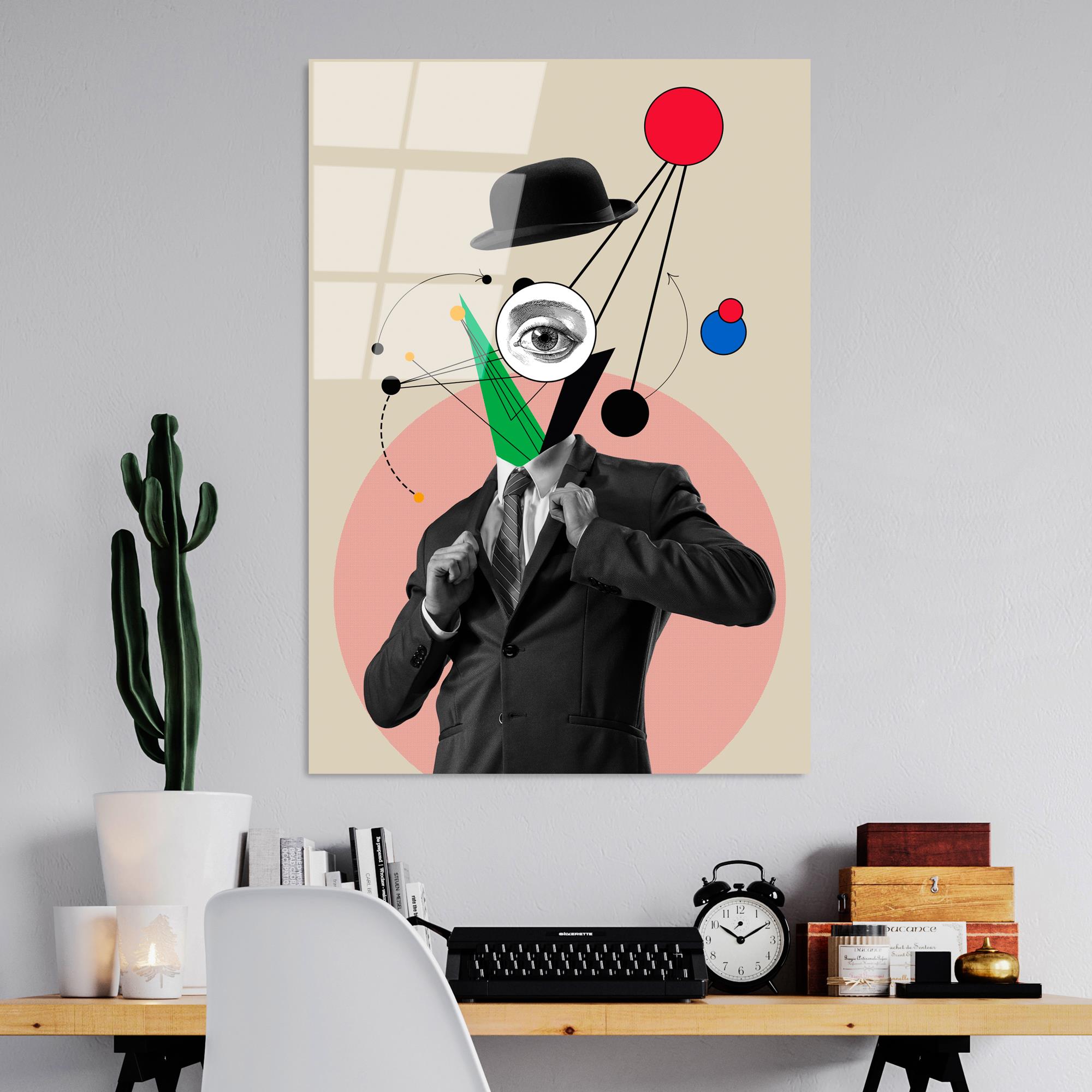 UV-777 Baskılı Cam Dikdörtgen Duvar Tablosu | ByLamp