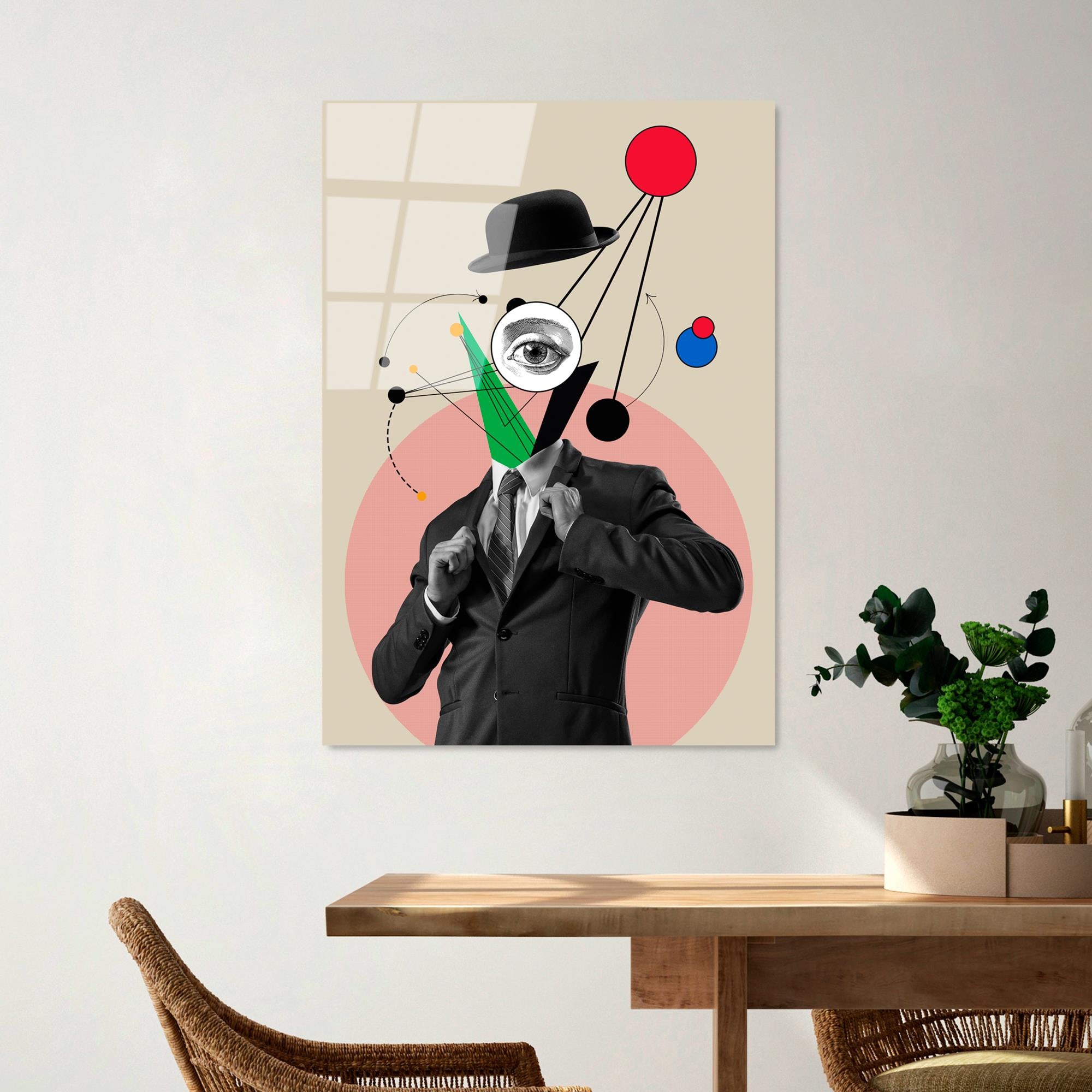 UV-777 Baskılı Cam Dikdörtgen Duvar Tablosu | ByLamp