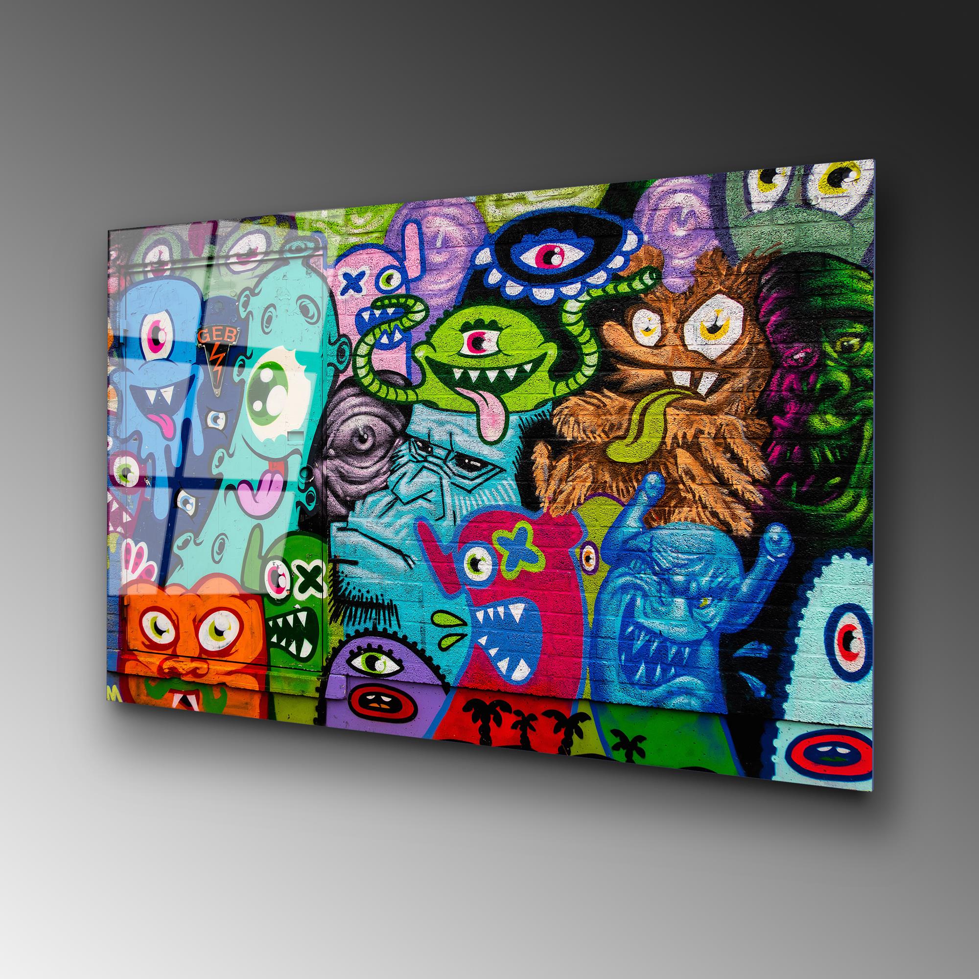 UV-778 Baskılı Cam Dikdörtgen Duvar Tablosu | ByLamp