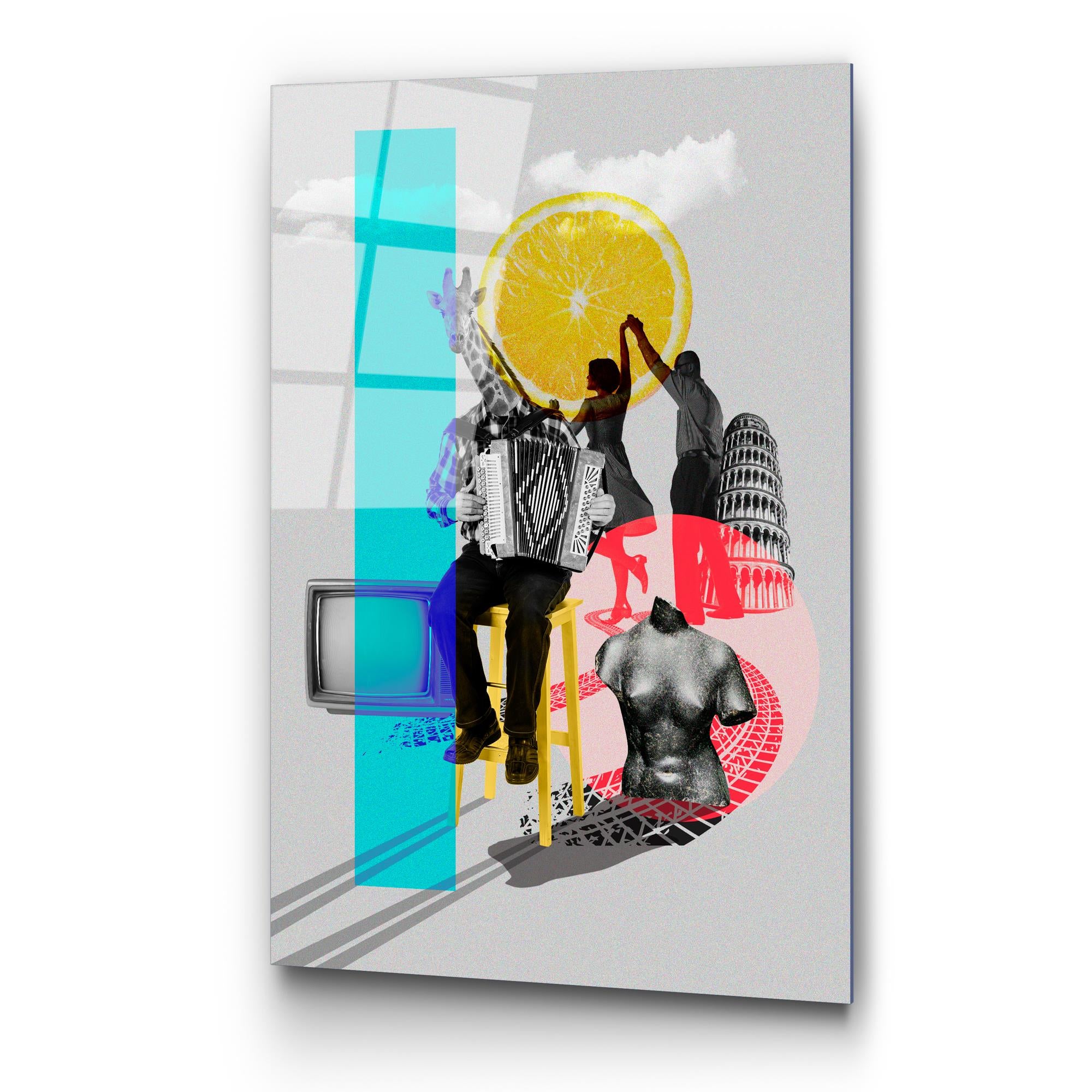 UV-779 Baskılı Cam Dikdörtgen Duvar Tablosu | ByLamp