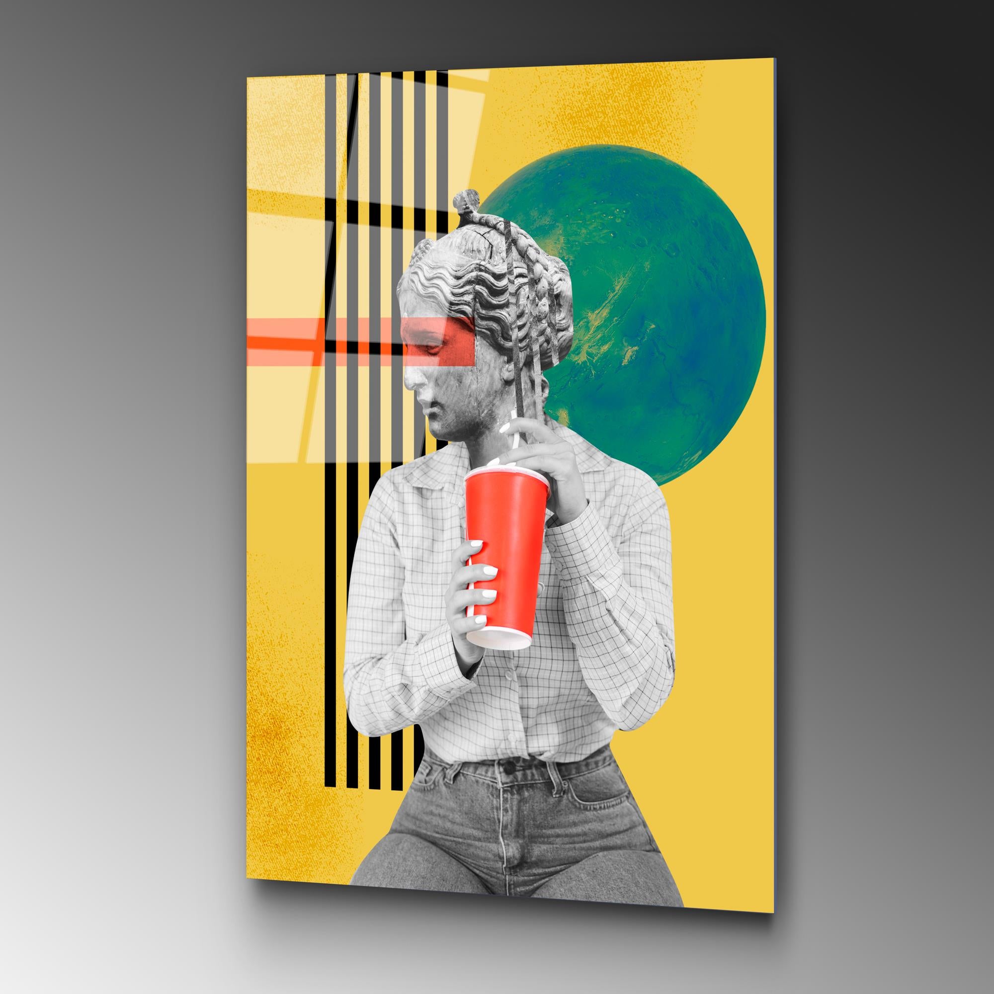 UV-780 Baskılı Cam Dikdörtgen Duvar Tablosu | ByLamp