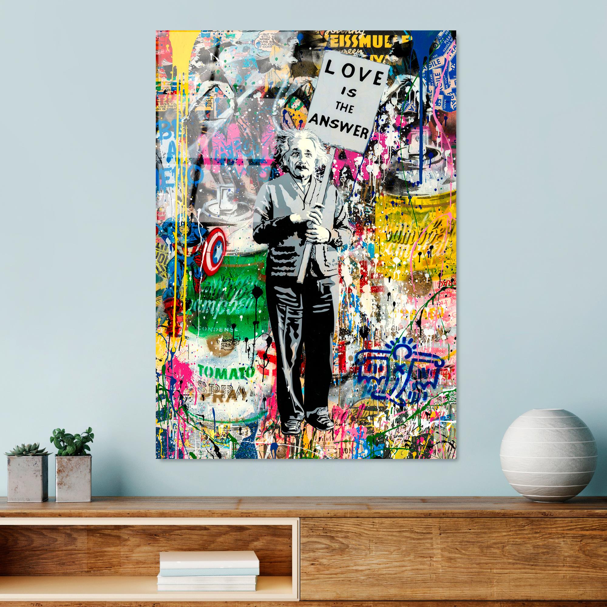 UV-781 Baskılı Cam Dikdörtgen Duvar Tablosu | ByLamp