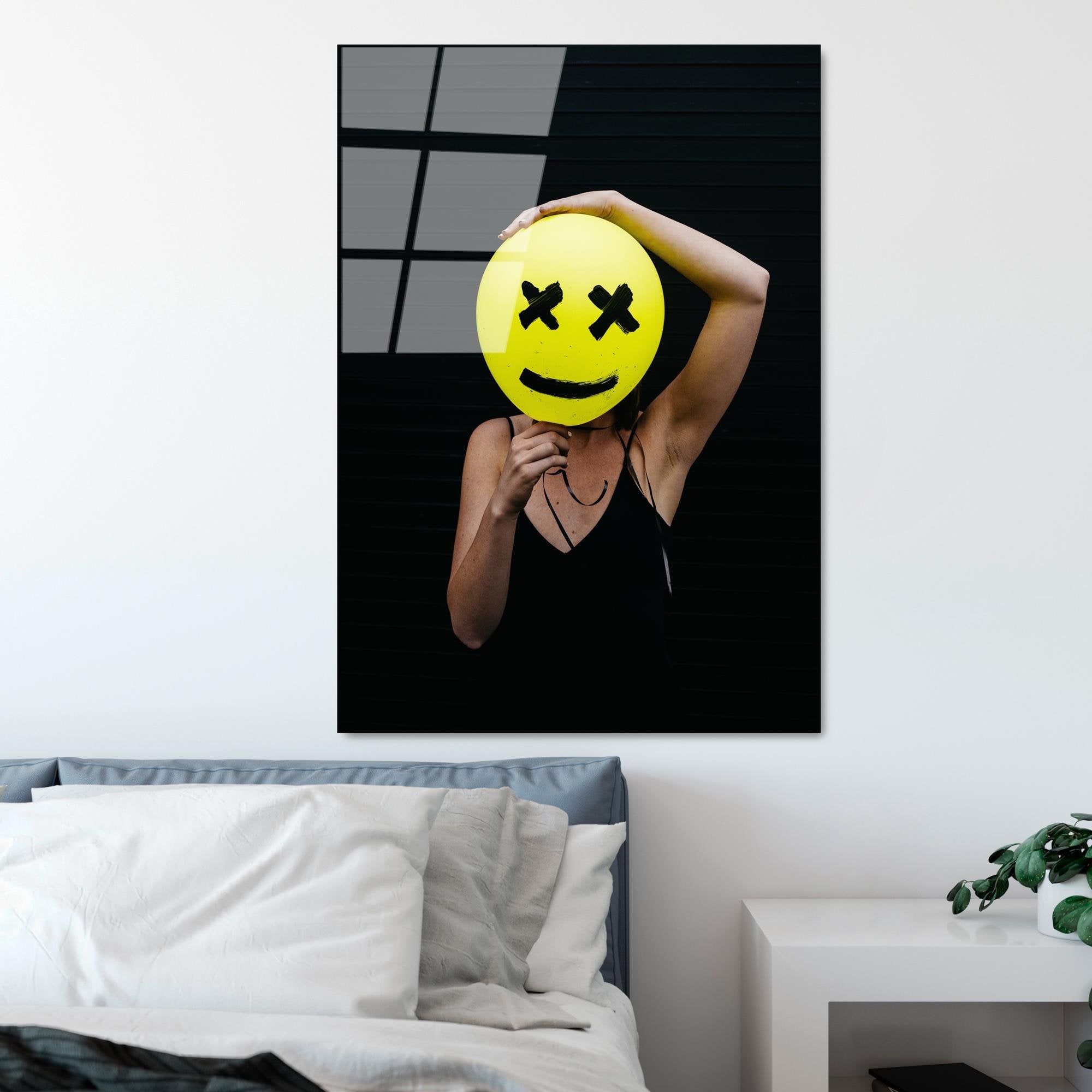 UV-783 Baskılı Cam Dikdörtgen Duvar Tablosu | ByLamp