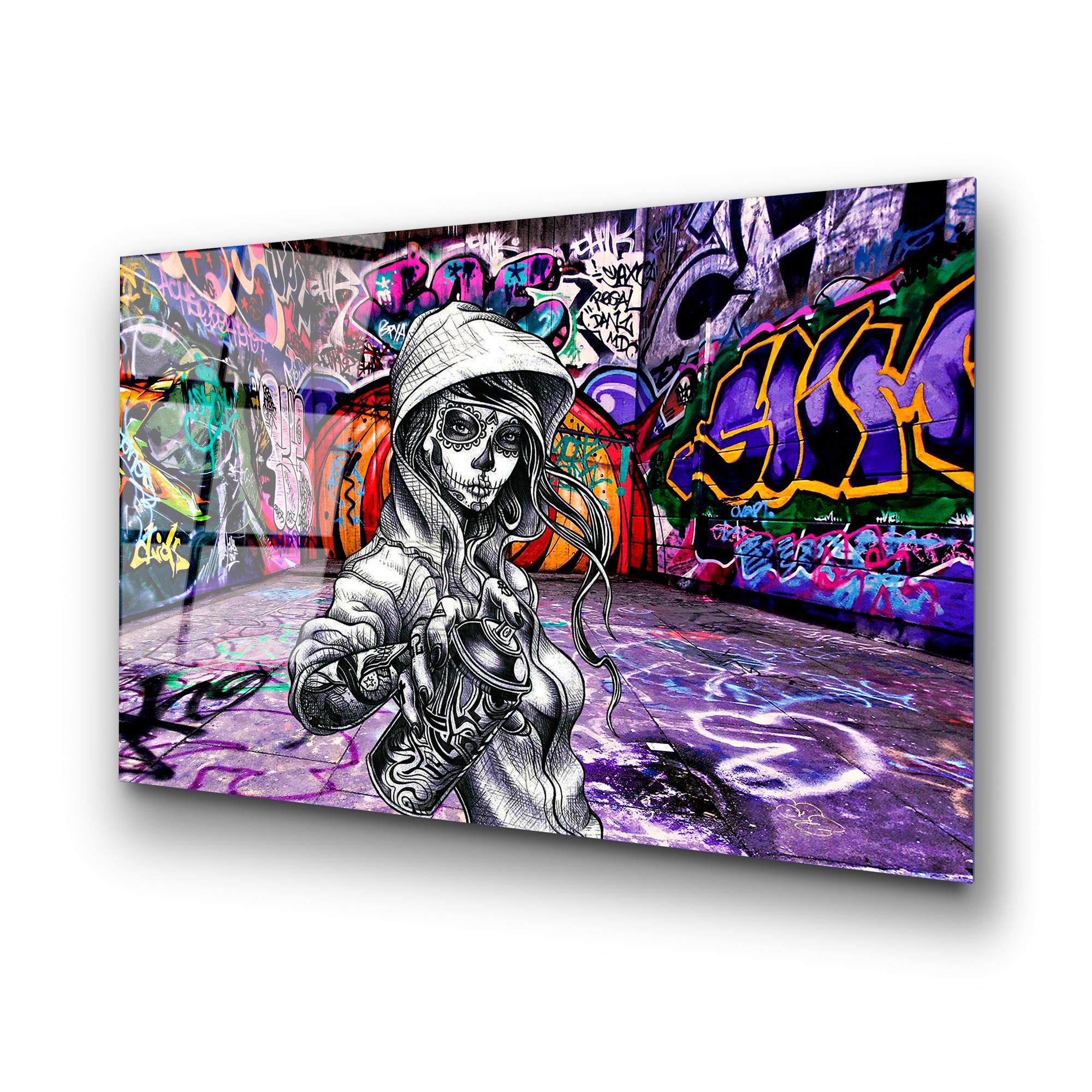 UV-786 Baskılı Cam Dikdörtgen Duvar Tablosu | ByLamp