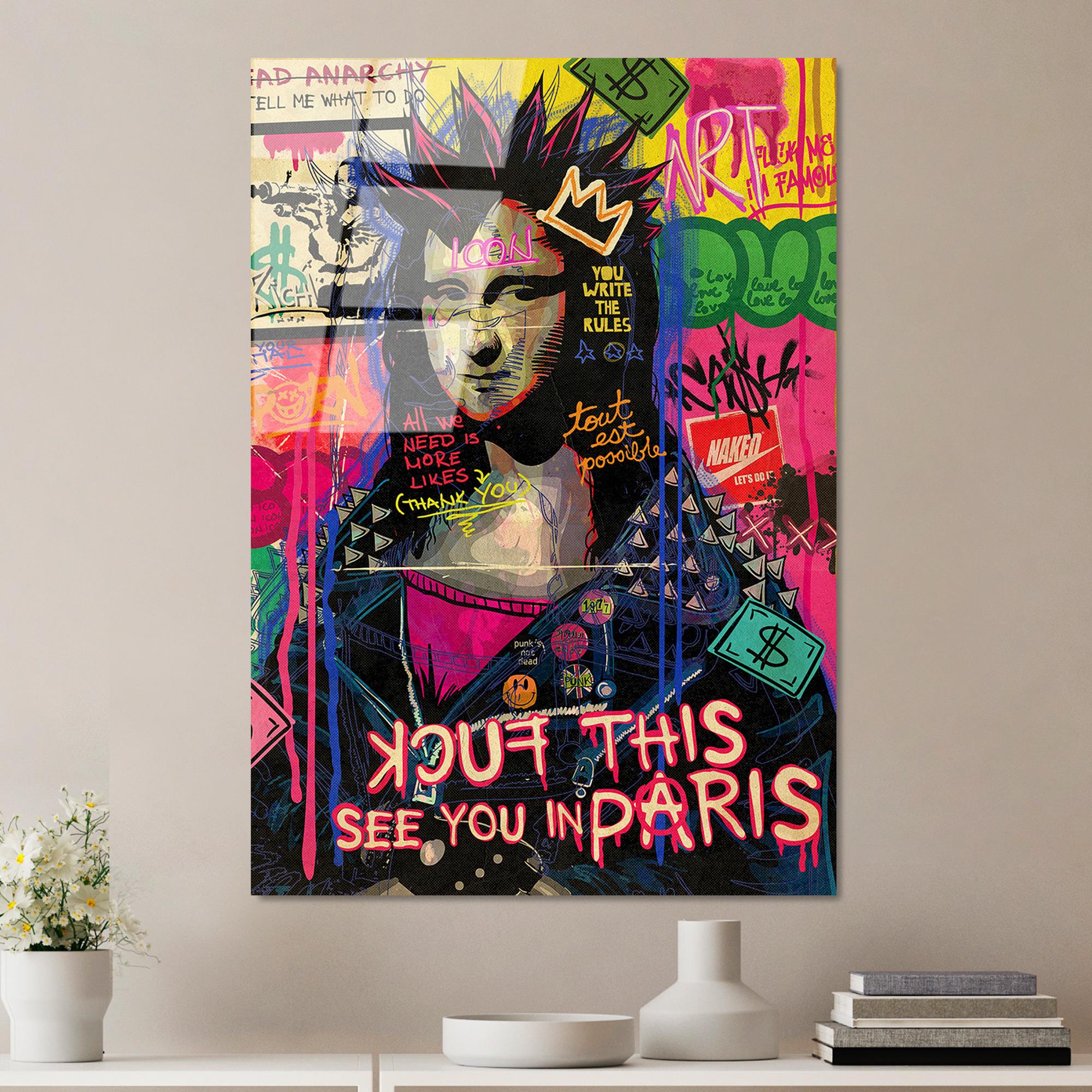 UV-789 Baskılı Cam Dikdörtgen Duvar Tablosu | ByLamp