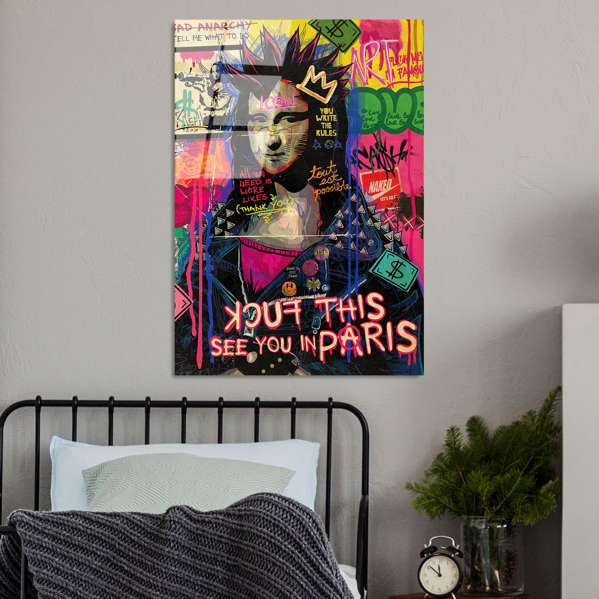 UV-789 Baskılı Cam Dikdörtgen Duvar Tablosu | ByLamp