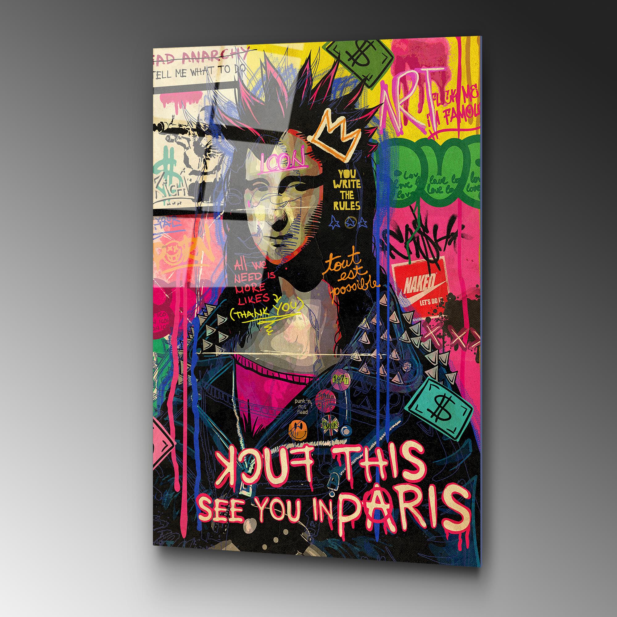 UV-789 Baskılı Cam Dikdörtgen Duvar Tablosu | ByLamp