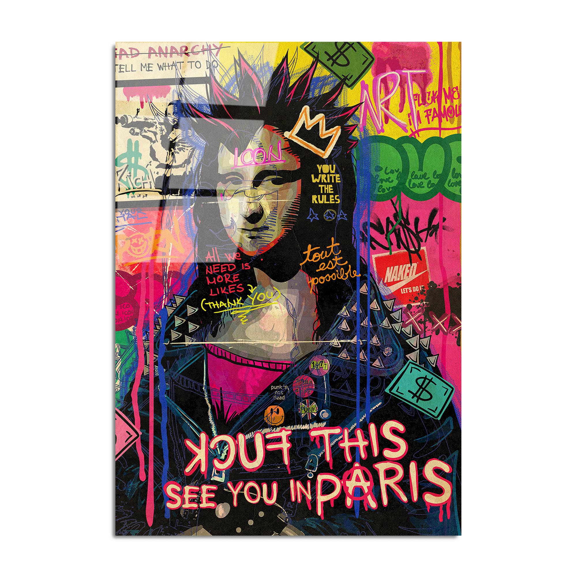 UV-789 Baskılı Cam Dikdörtgen Duvar Tablosu | ByLamp