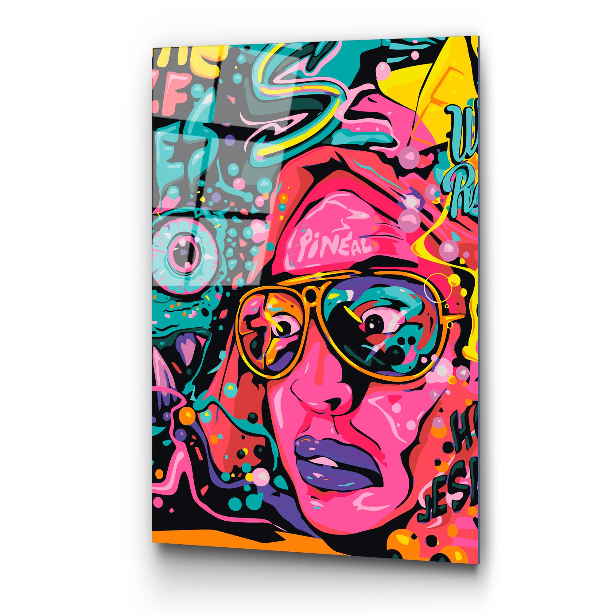 UV-790 Baskılı Cam Dikdörtgen Duvar Tablosu | ByLamp