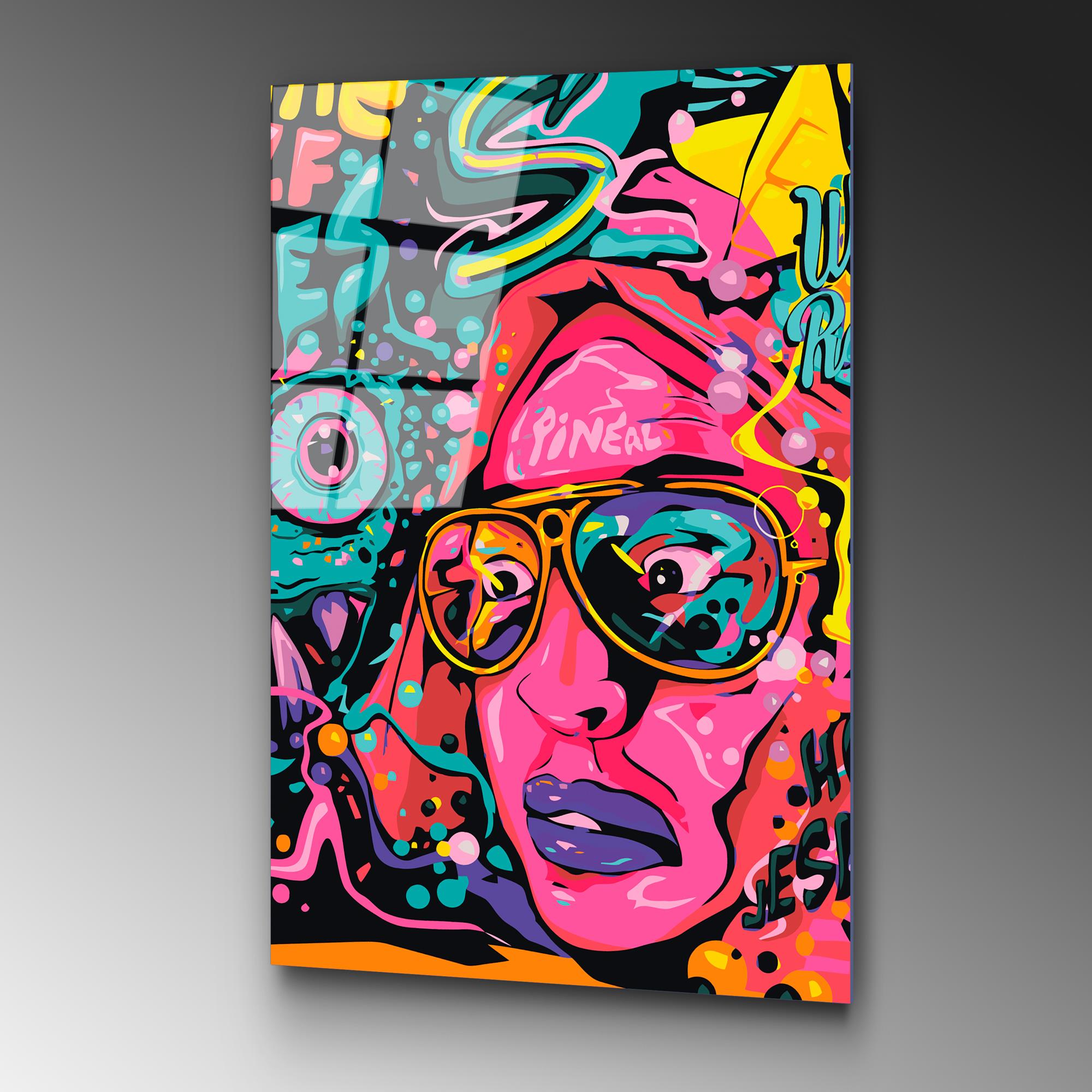 UV-790 Baskılı Cam Dikdörtgen Duvar Tablosu | ByLamp