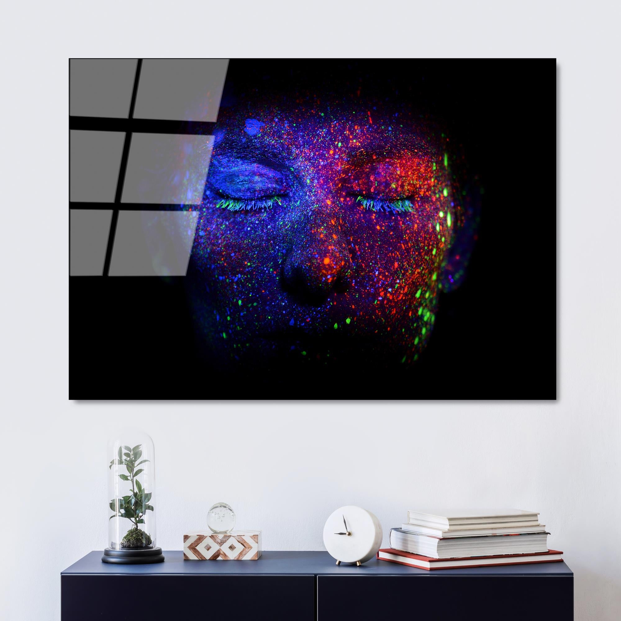 UV-792 Baskılı Cam Dikdörtgen Duvar Tablosu | ByLamp