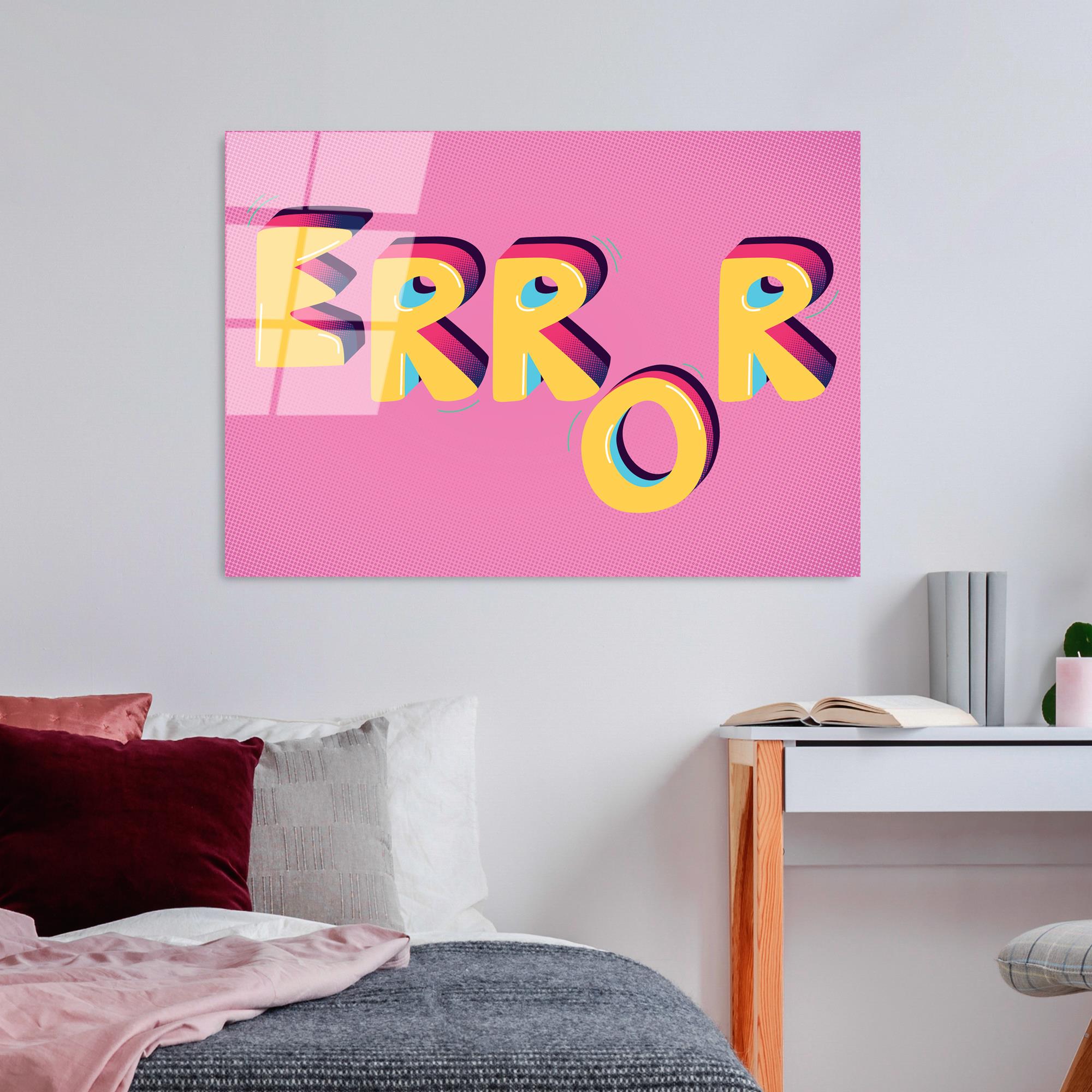 UV-794 Baskılı Cam Dikdörtgen Duvar Tablosu | ByLamp