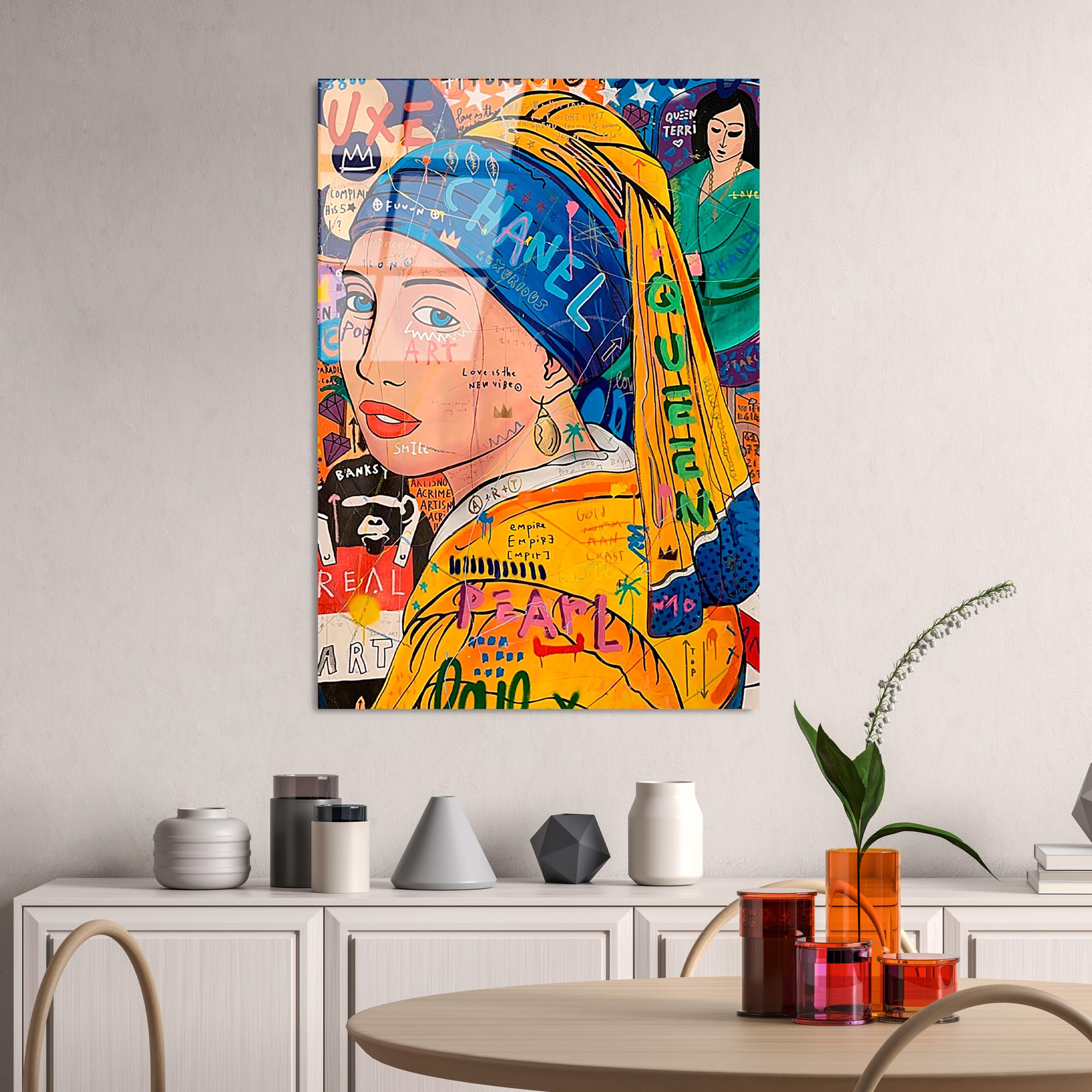 UV-795 Baskılı Cam Dikdörtgen Duvar Tablosu | ByLamp