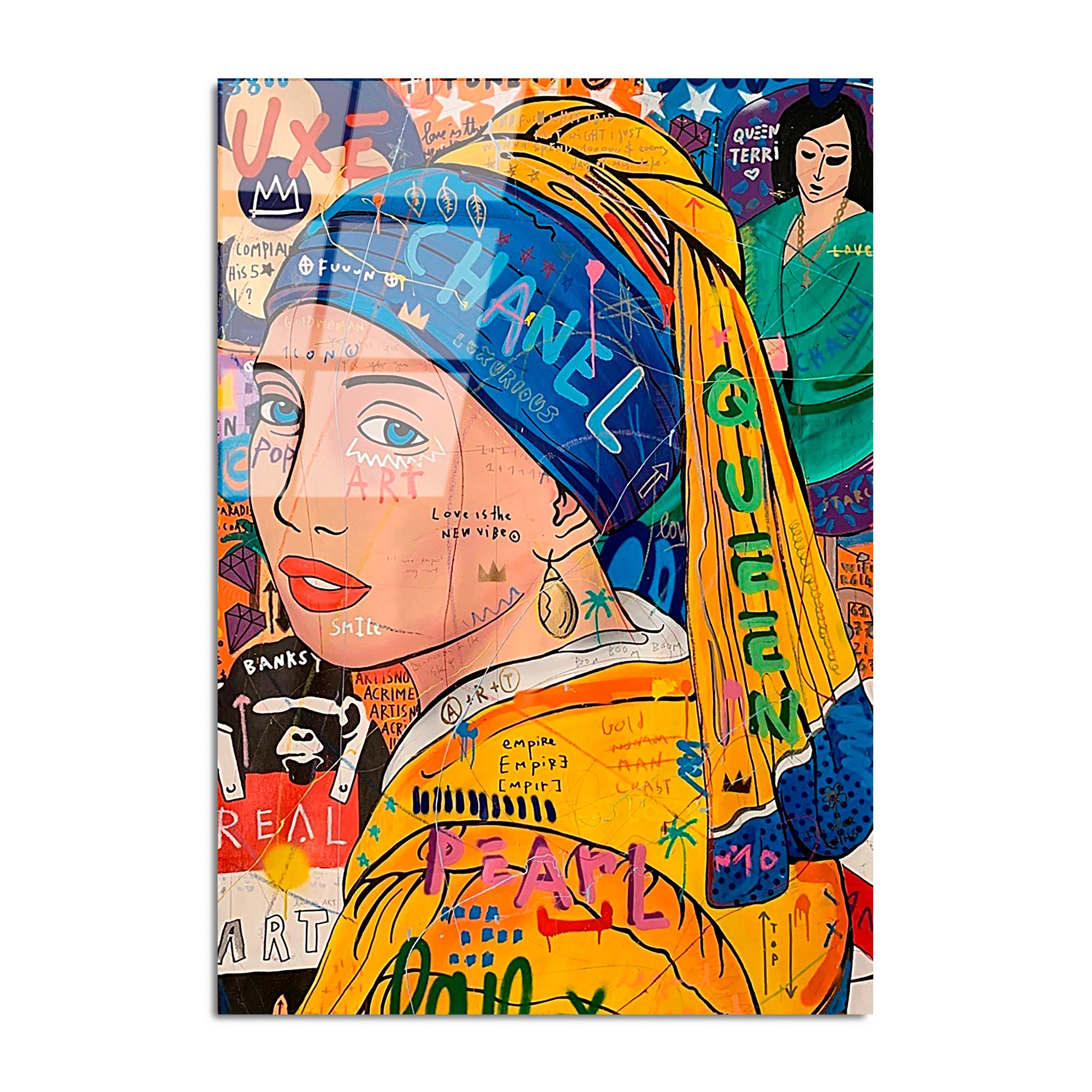 UV-795 Baskılı Cam Dikdörtgen Duvar Tablosu | ByLamp