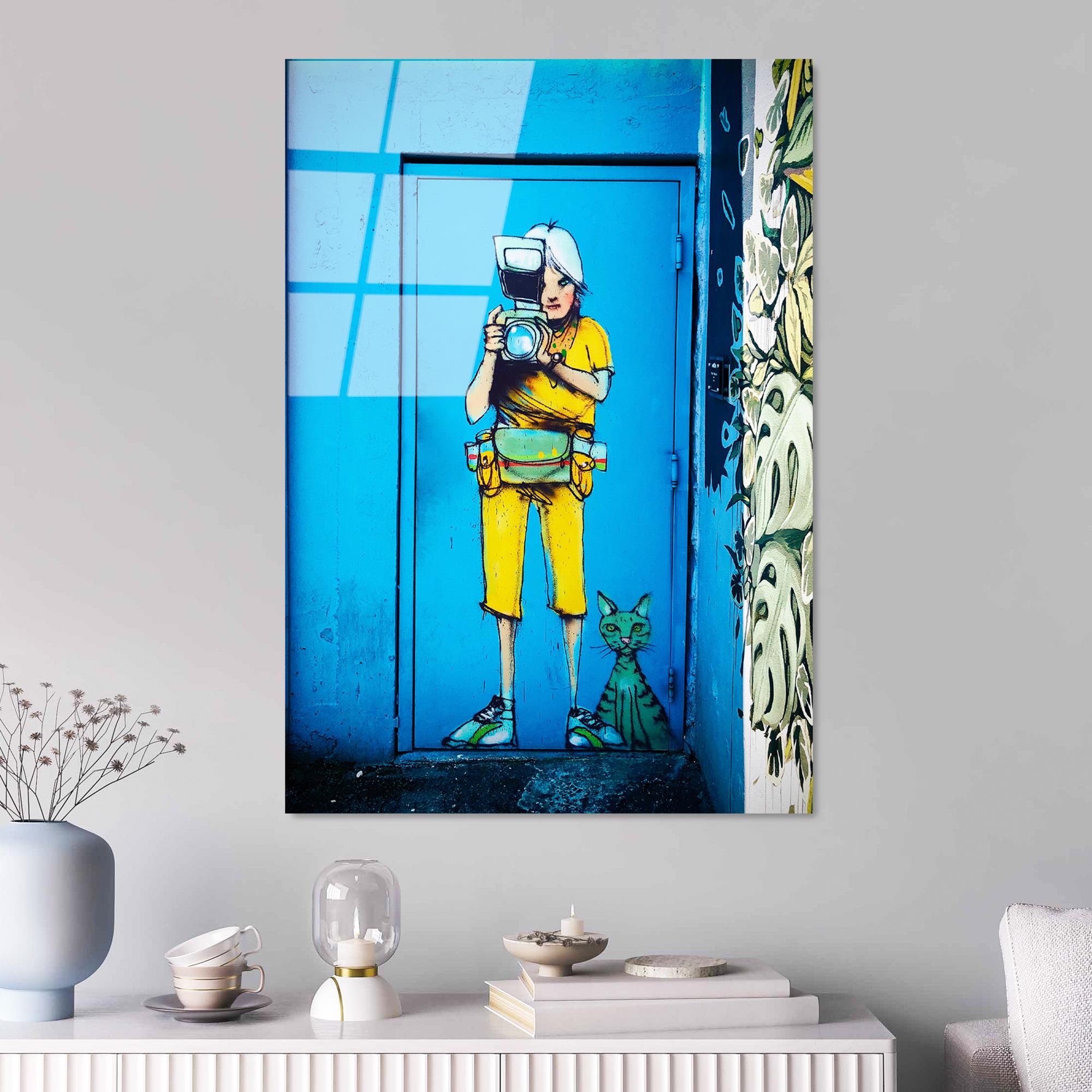 UV-797 Baskılı Cam Dikdörtgen Duvar Tablosu | ByLamp