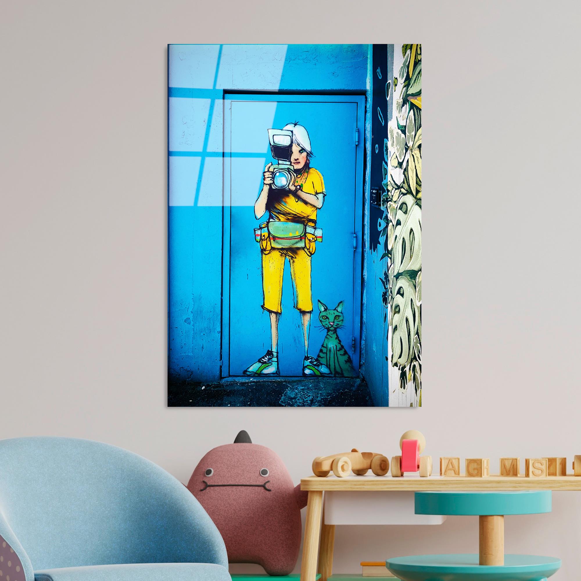 UV-797 Baskılı Cam Dikdörtgen Duvar Tablosu | ByLamp