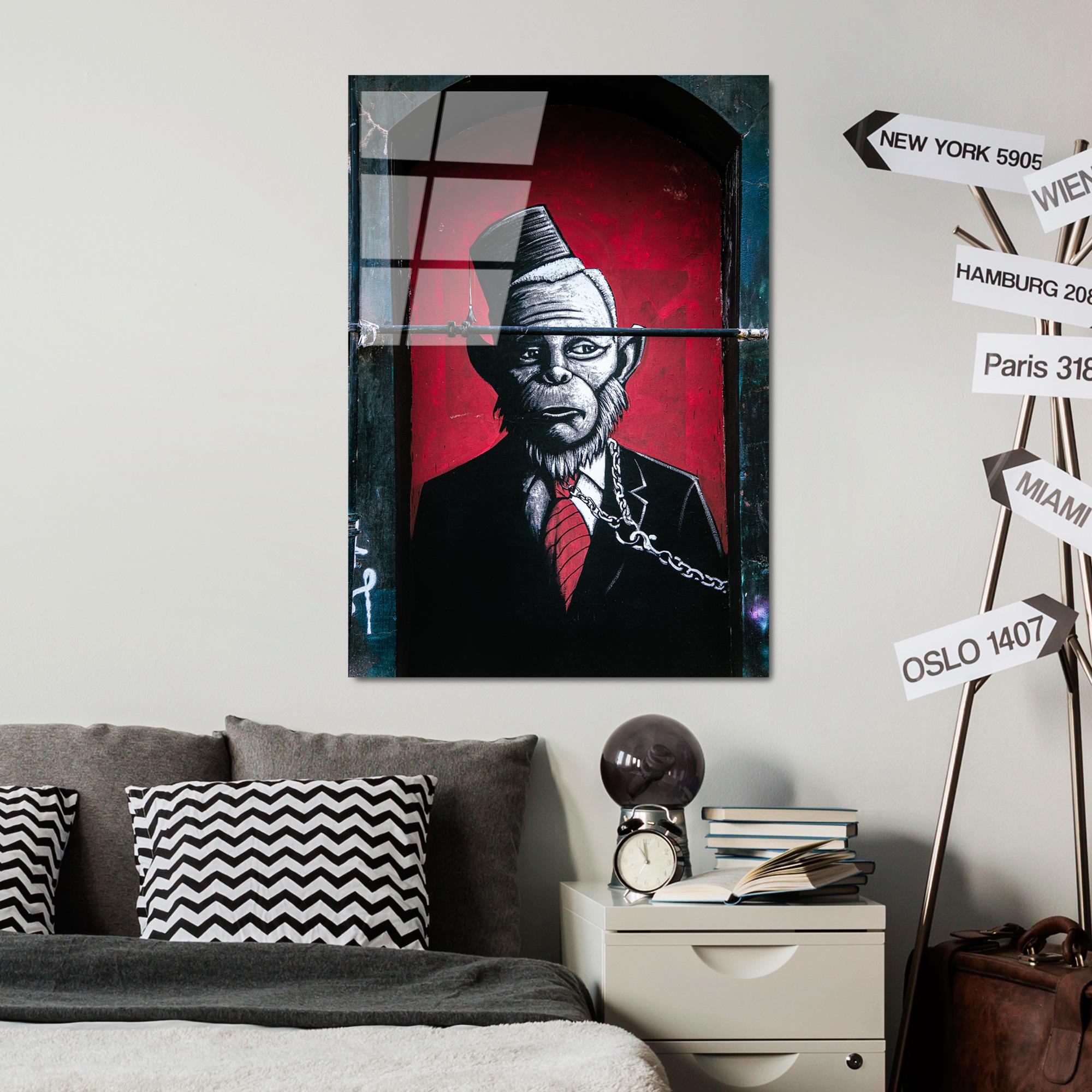 UV-798 Baskılı Cam Dikdörtgen Duvar Tablosu | ByLamp