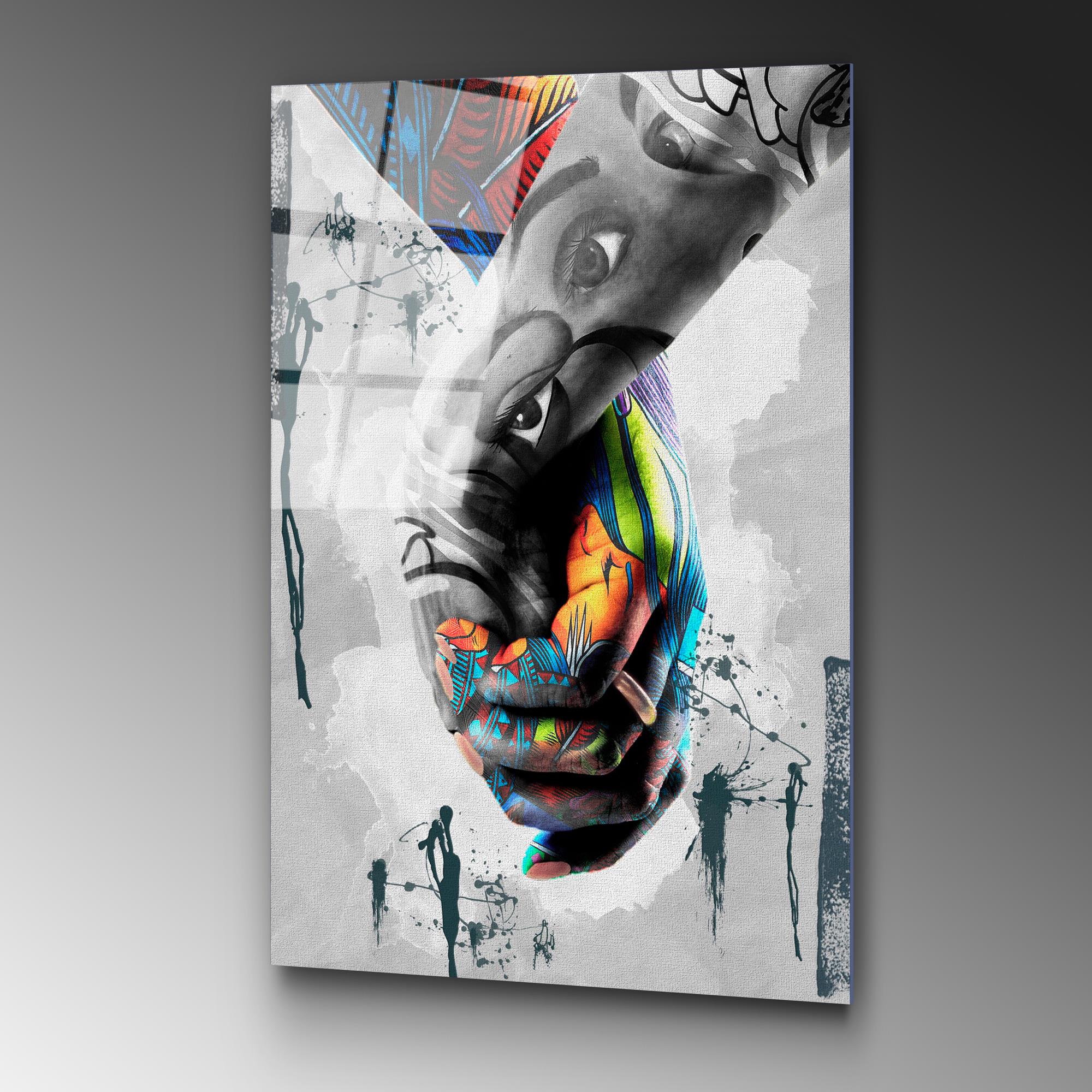 UV-799 Baskılı Cam Dikdörtgen Duvar Tablosu | ByLamp