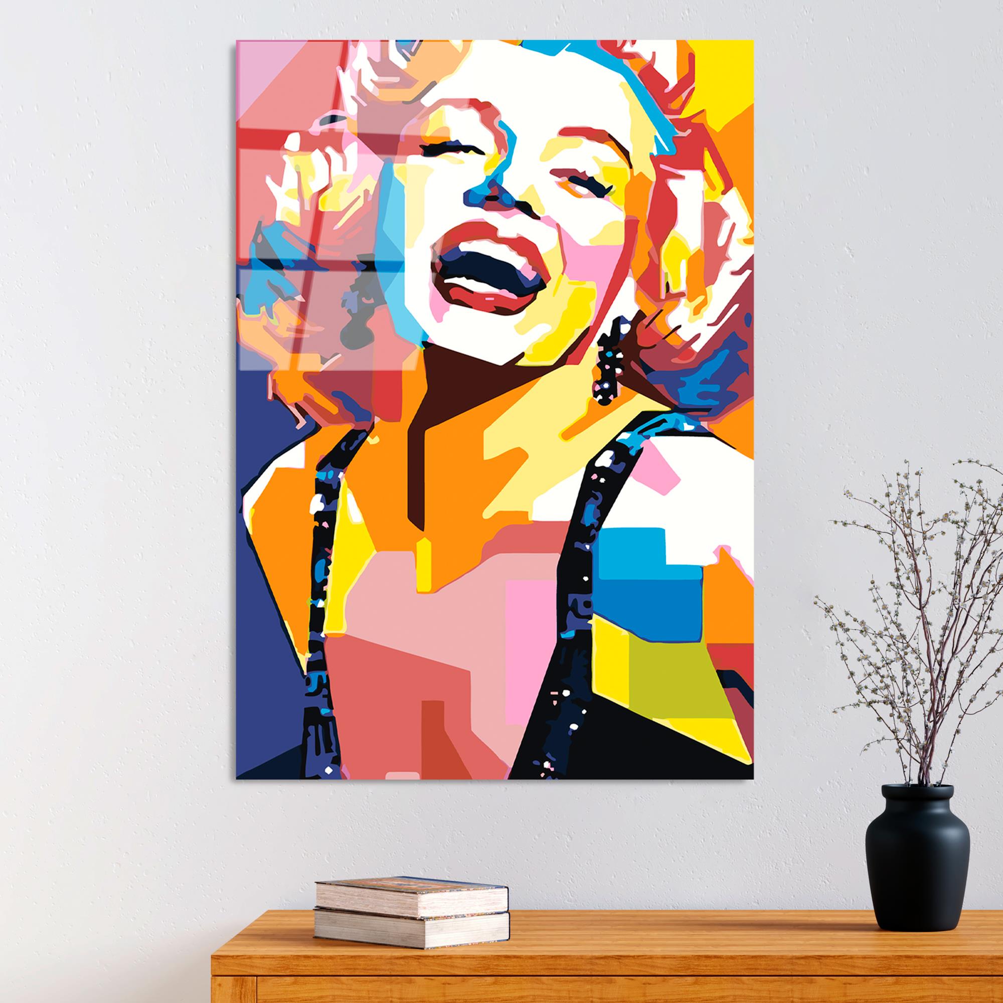 UV-802 Baskılı Cam Dikdörtgen Duvar Tablosu | ByLamp