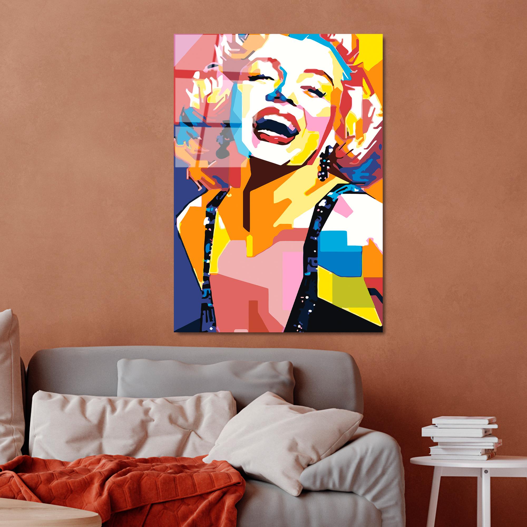 UV-802 Baskılı Cam Dikdörtgen Duvar Tablosu | ByLamp