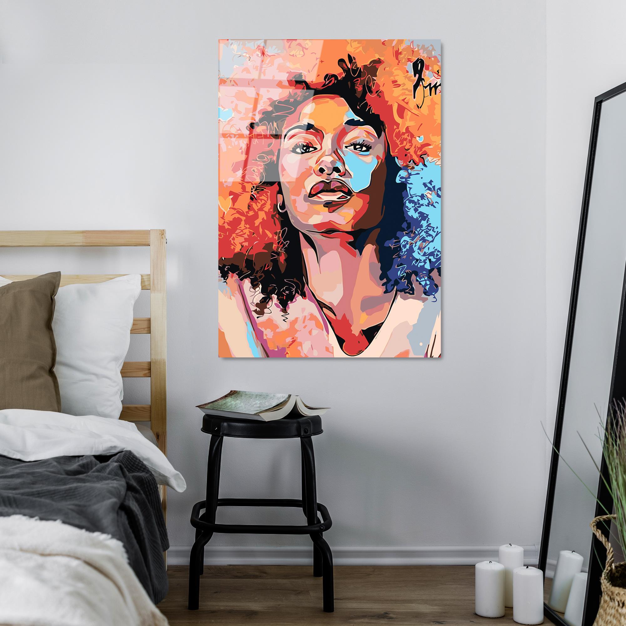 UV-803 Baskılı Cam Dikdörtgen Duvar Tablosu | ByLamp