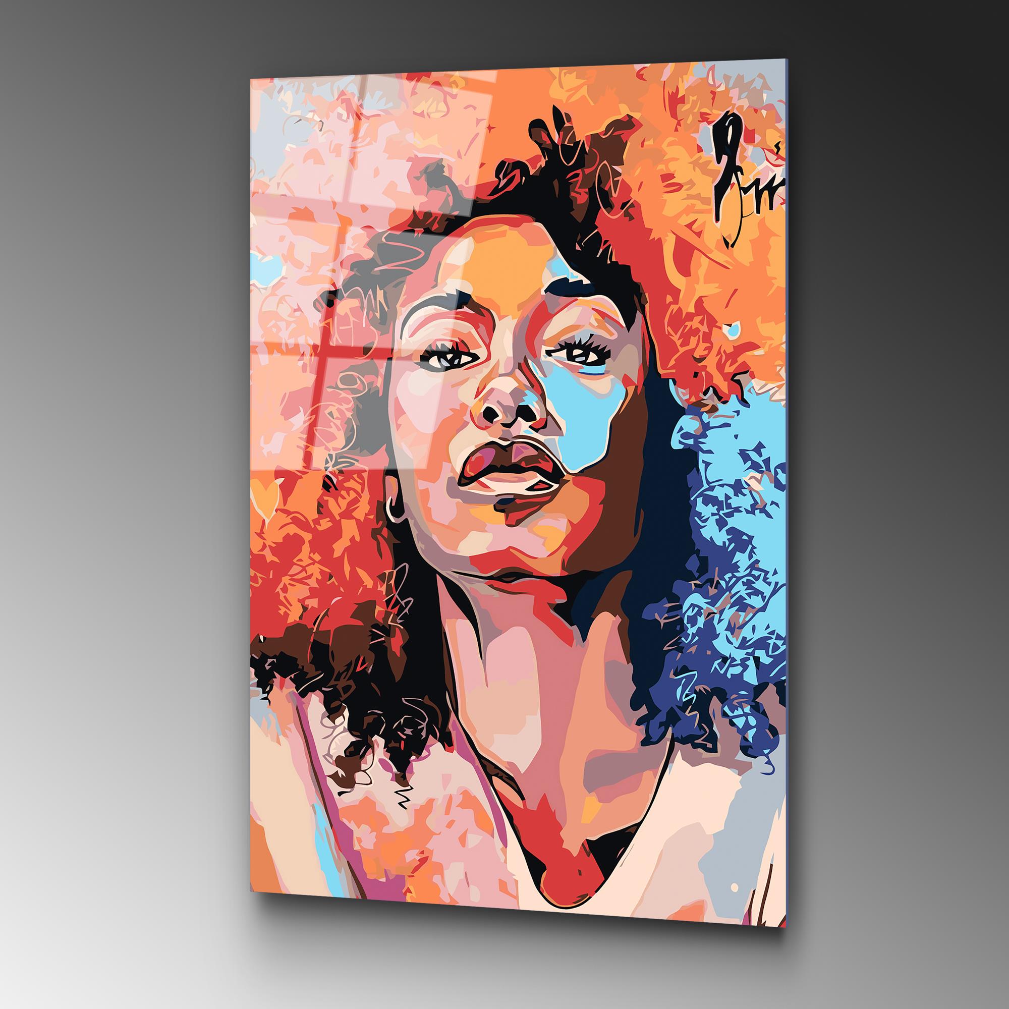 UV-803 Baskılı Cam Dikdörtgen Duvar Tablosu | ByLamp