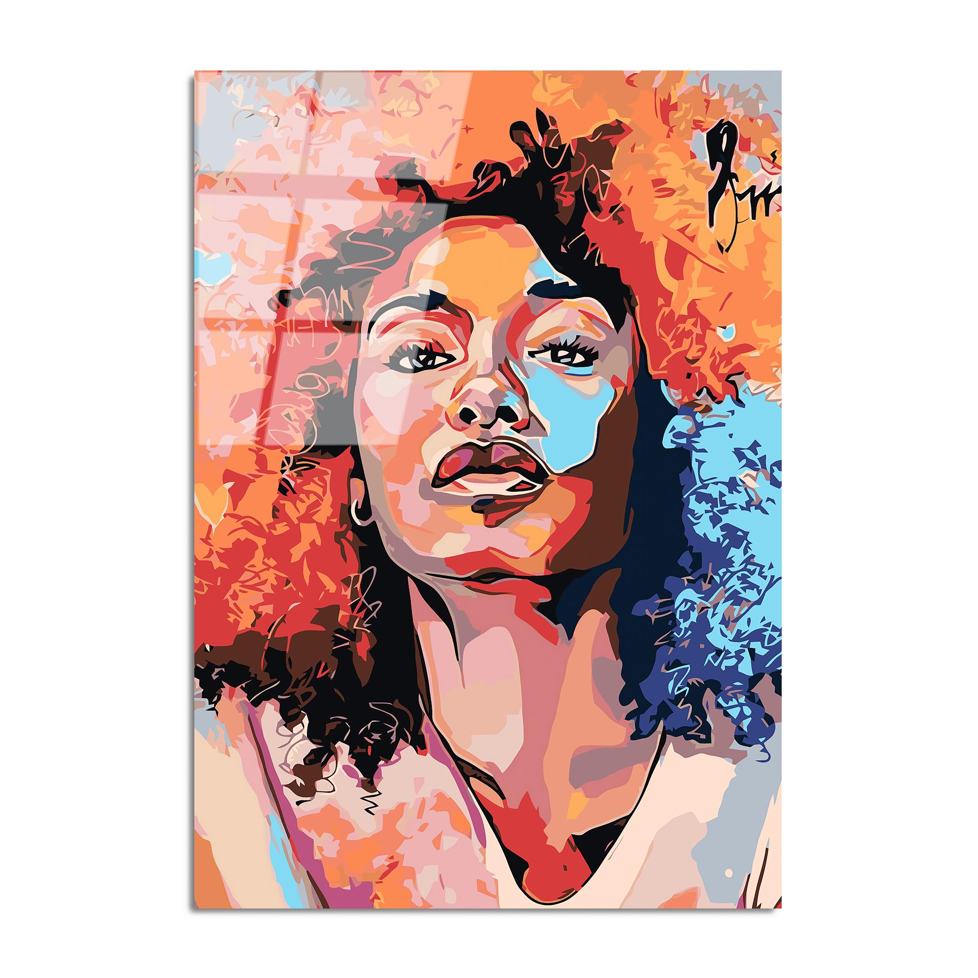 UV-803 Baskılı Cam Dikdörtgen Duvar Tablosu | ByLamp