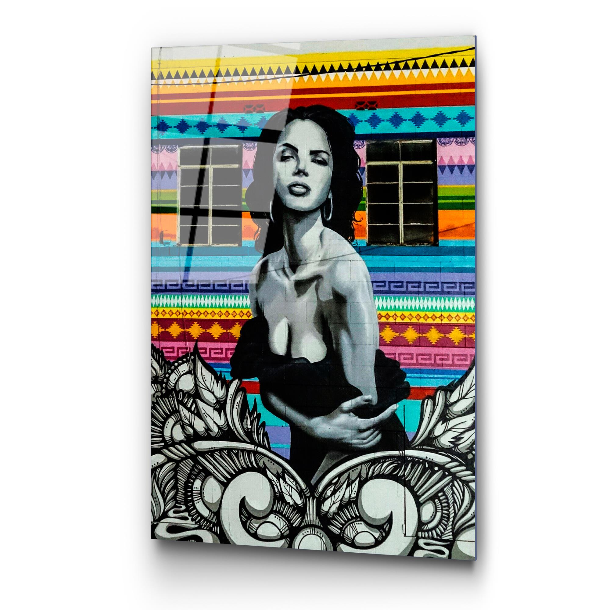 UV-807 Baskılı Cam Dikdörtgen Duvar Tablosu | ByLamp