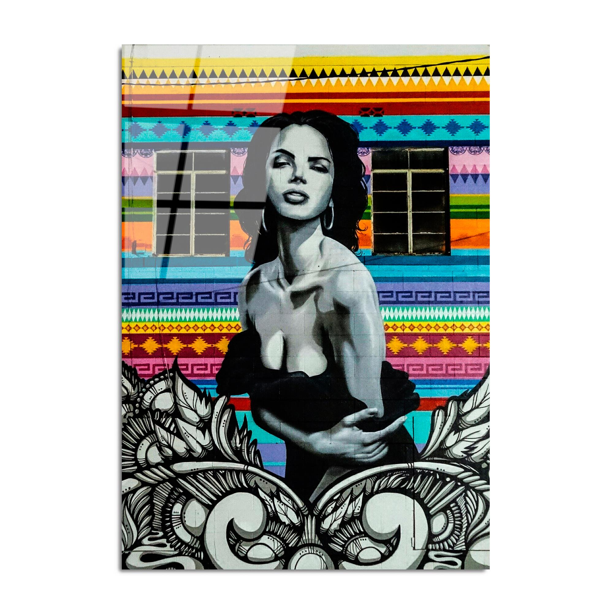 UV-807 Baskılı Cam Dikdörtgen Duvar Tablosu | ByLamp