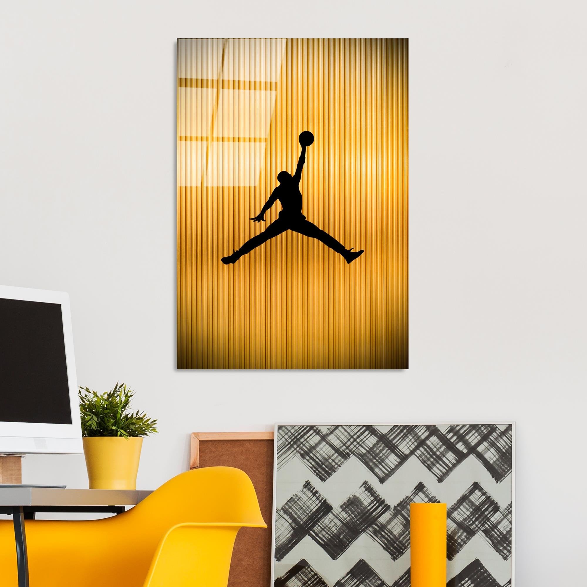 UV-809 Baskılı Cam Dikdörtgen Duvar Tablosu | ByLamp