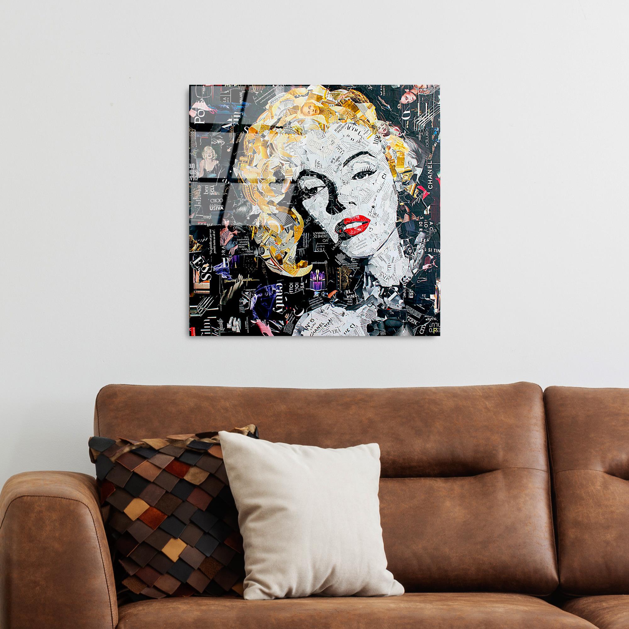 UV-812 Baskılı Cam Kare Duvar Tablosu | ByLamp