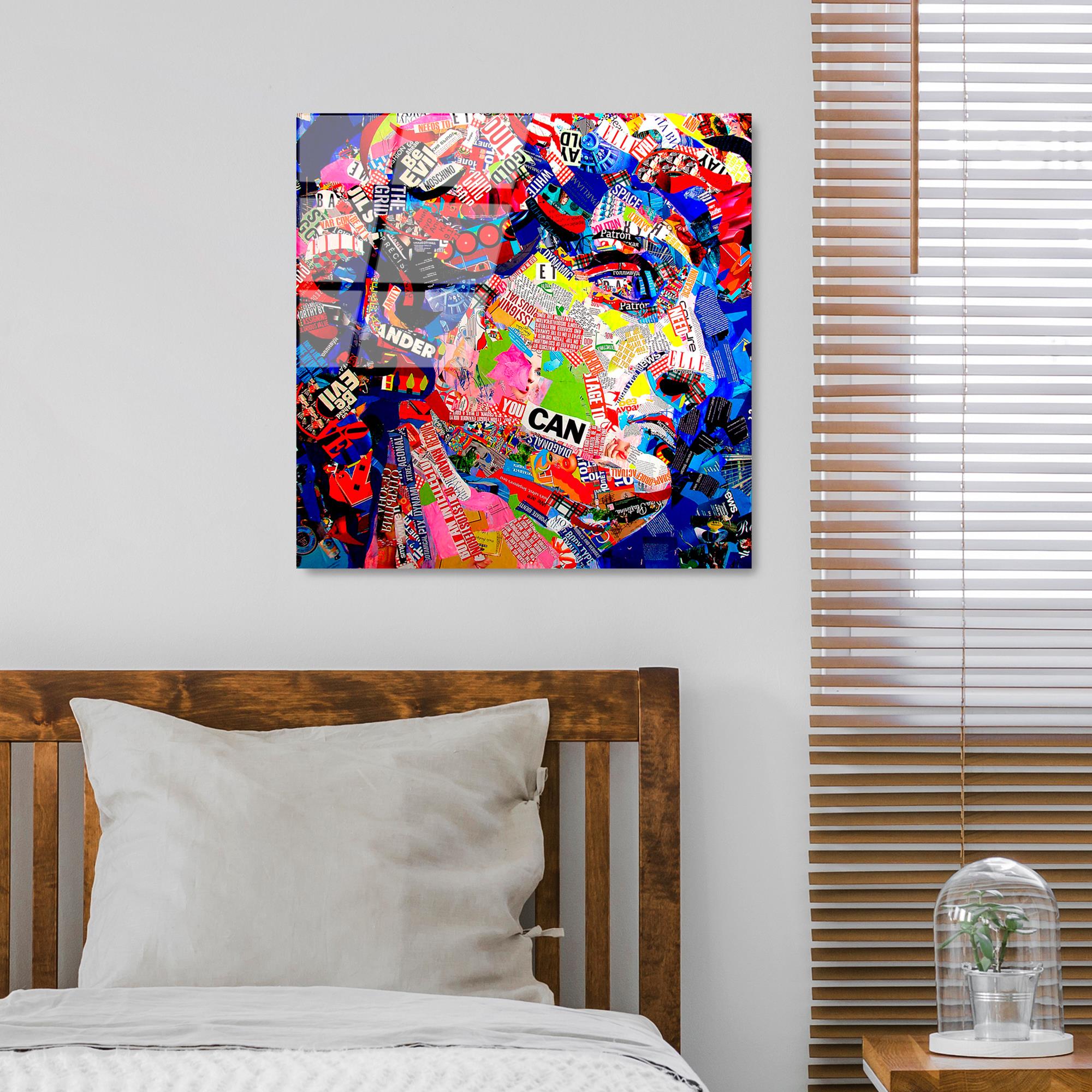 UV-813 Baskılı Cam Kare Duvar Tablosu | ByLamp