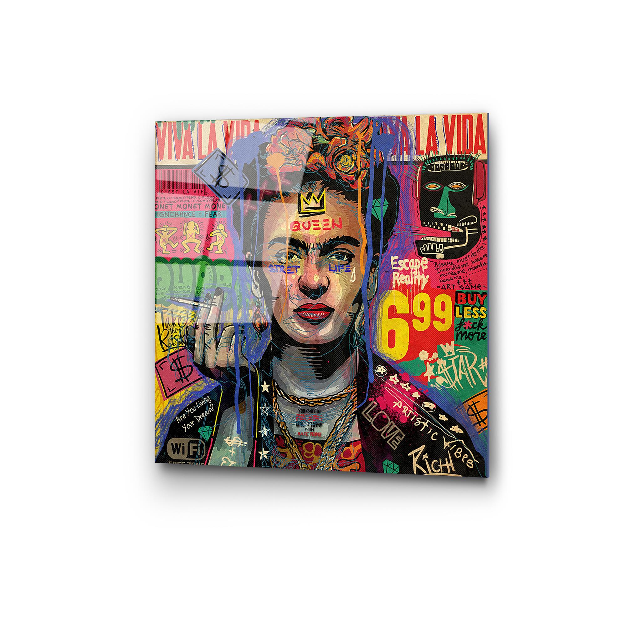 UV-814 Baskılı Cam Kare Duvar Tablosu | ByLamp