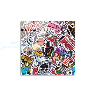 UV-816 Baskılı Cam Kare Duvar Tablosu | ByLamp