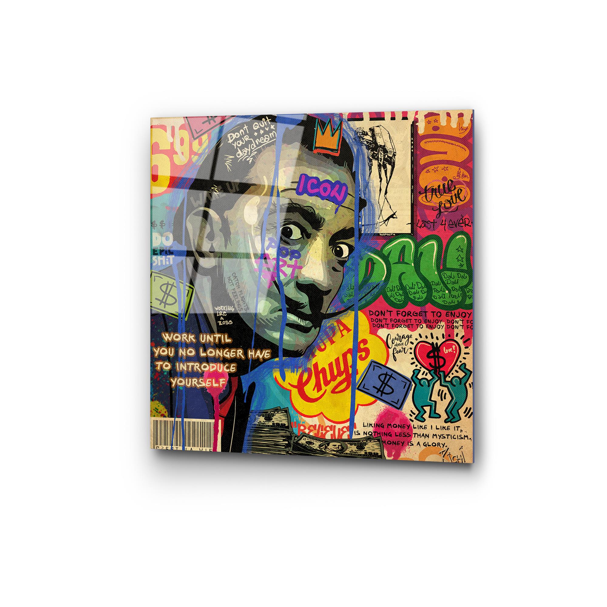 UV-817 Baskılı Cam Kare Duvar Tablosu | ByLamp